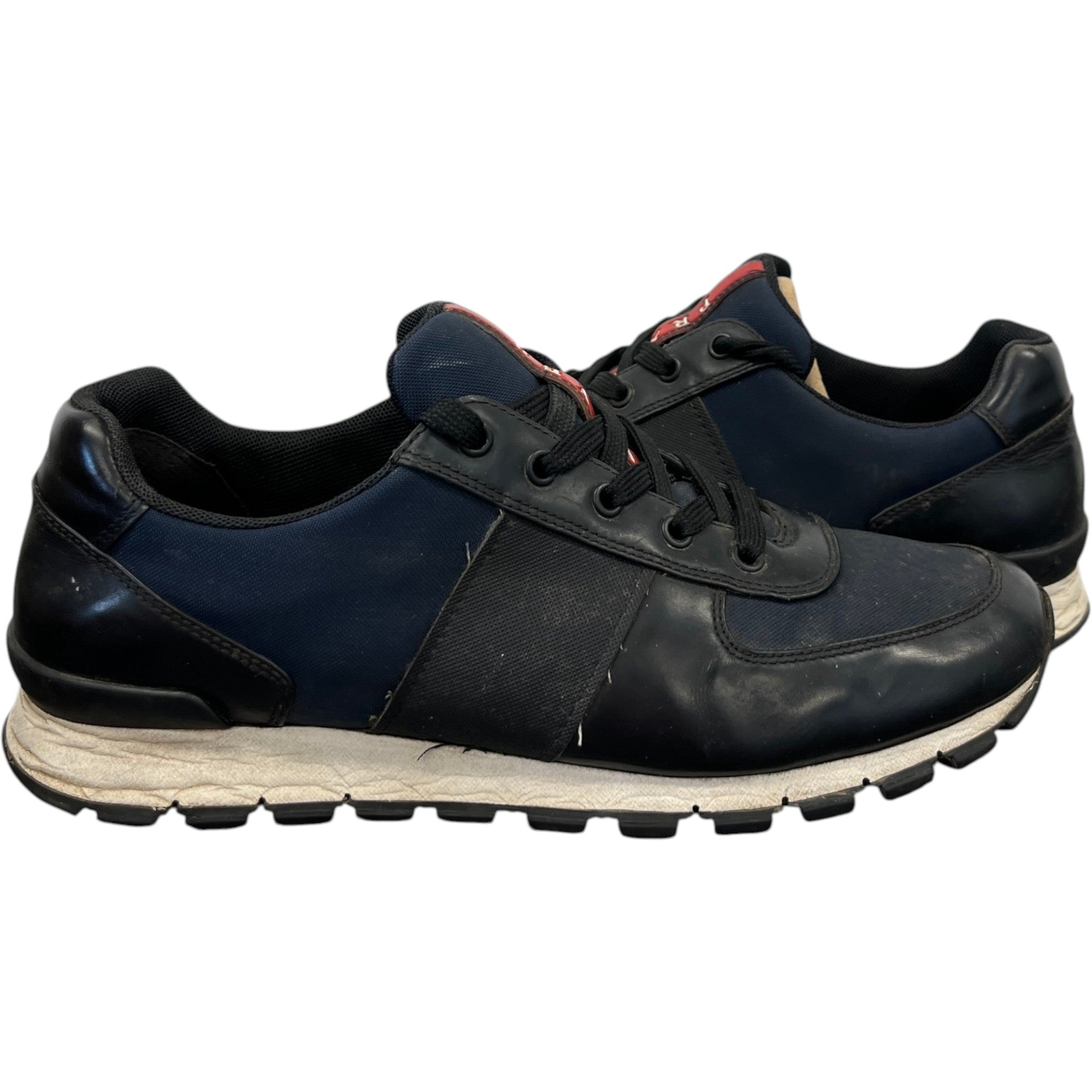 Men's Linea Rossa Low Trainers Black Size EU 41.5 / UK 7.5