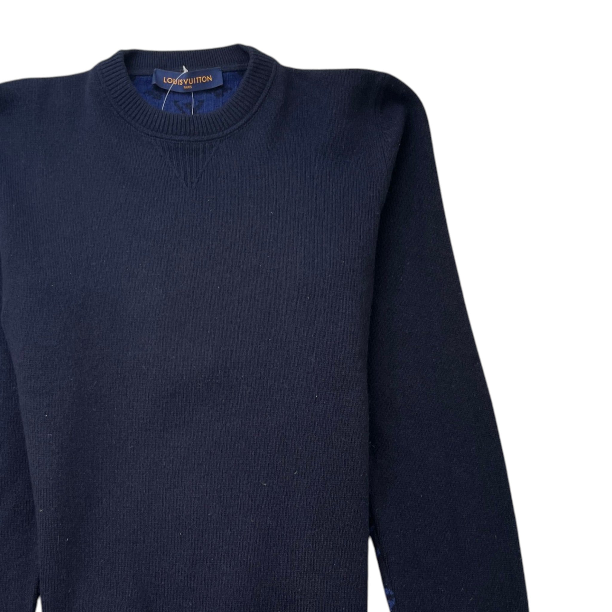 Men's Monogram Sweatshirt Navy Size M