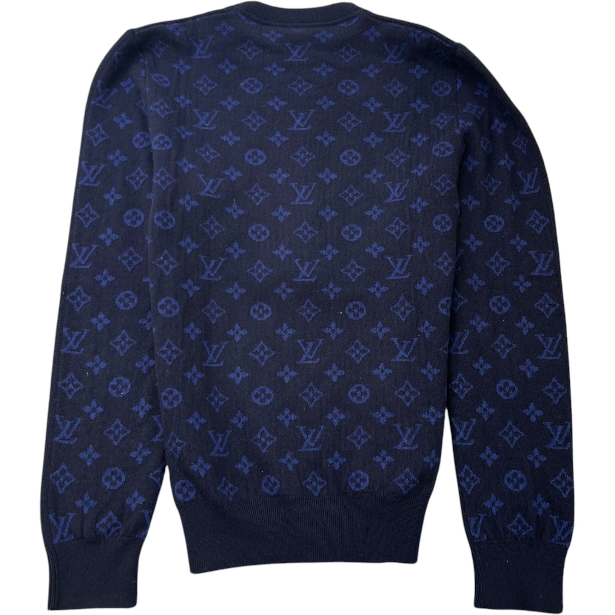 Men's Monogram Sweatshirt Navy Size M