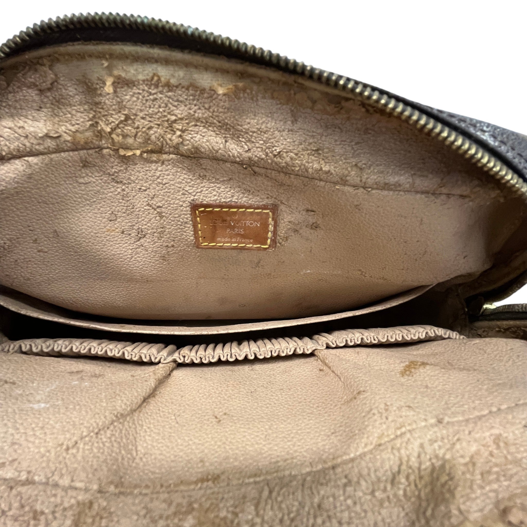 Women's M47522 Monogram Trousse Toilette 28 Pouch Brown