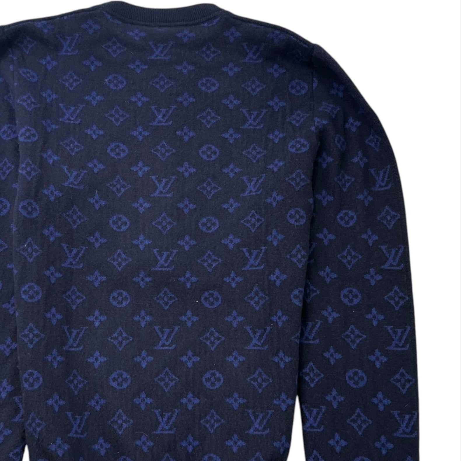 Men's Monogram Sweatshirt Navy Size M