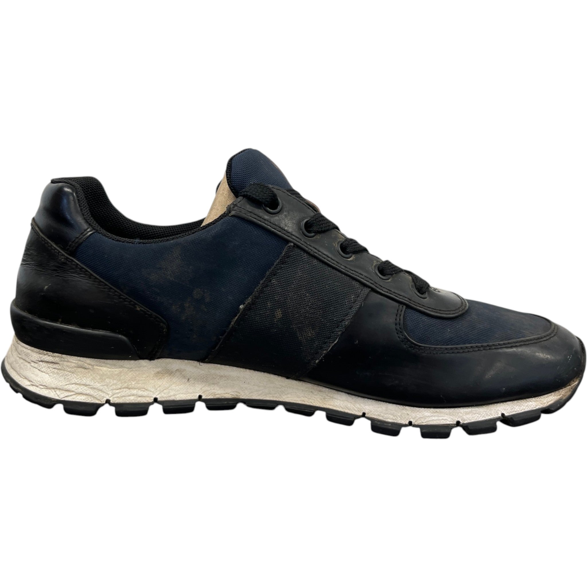 Men's Linea Rossa Low Trainers Black Size EU 41.5 / UK 7.5