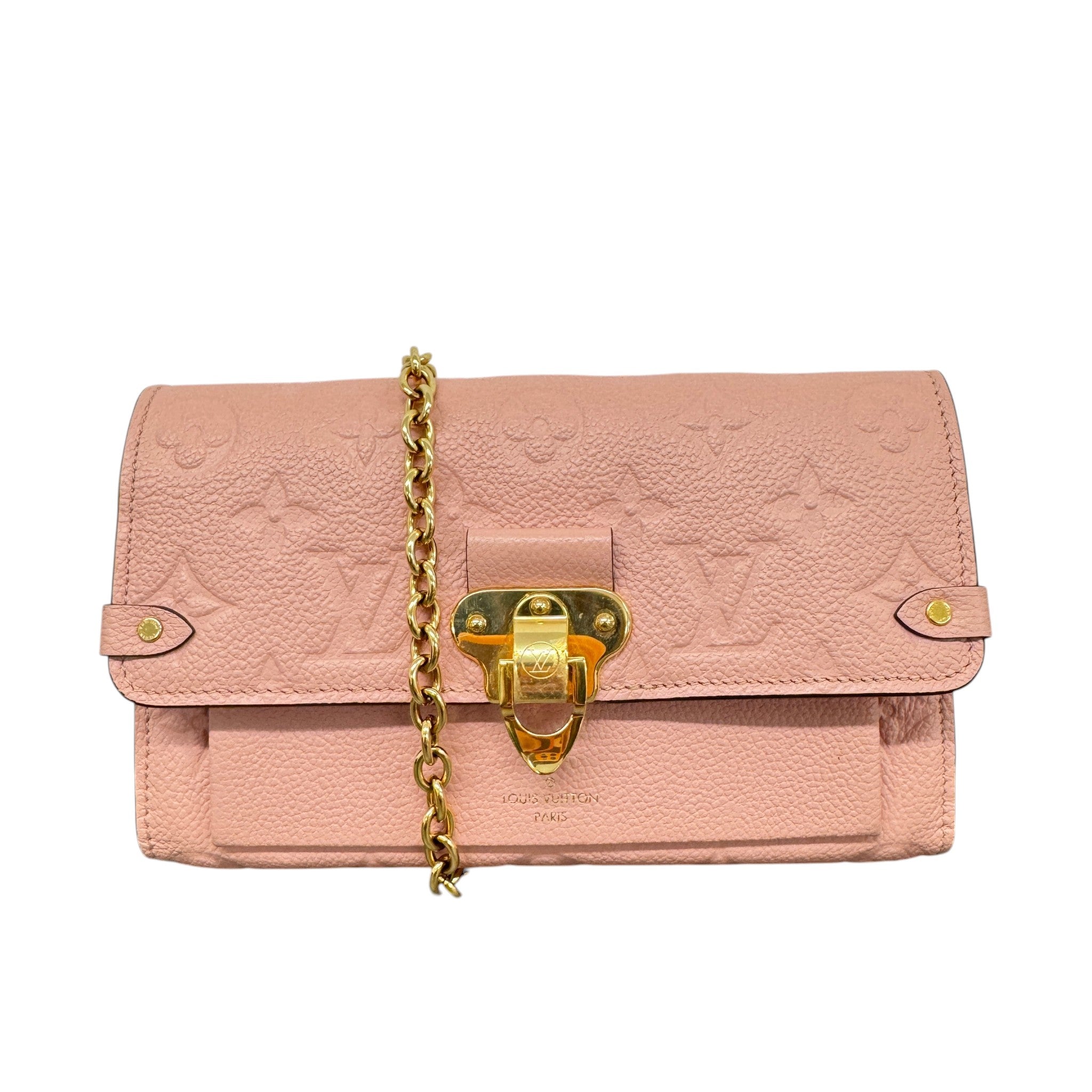 Women's Empreinte Leather Vavin Wallet On Chain Bag Pink