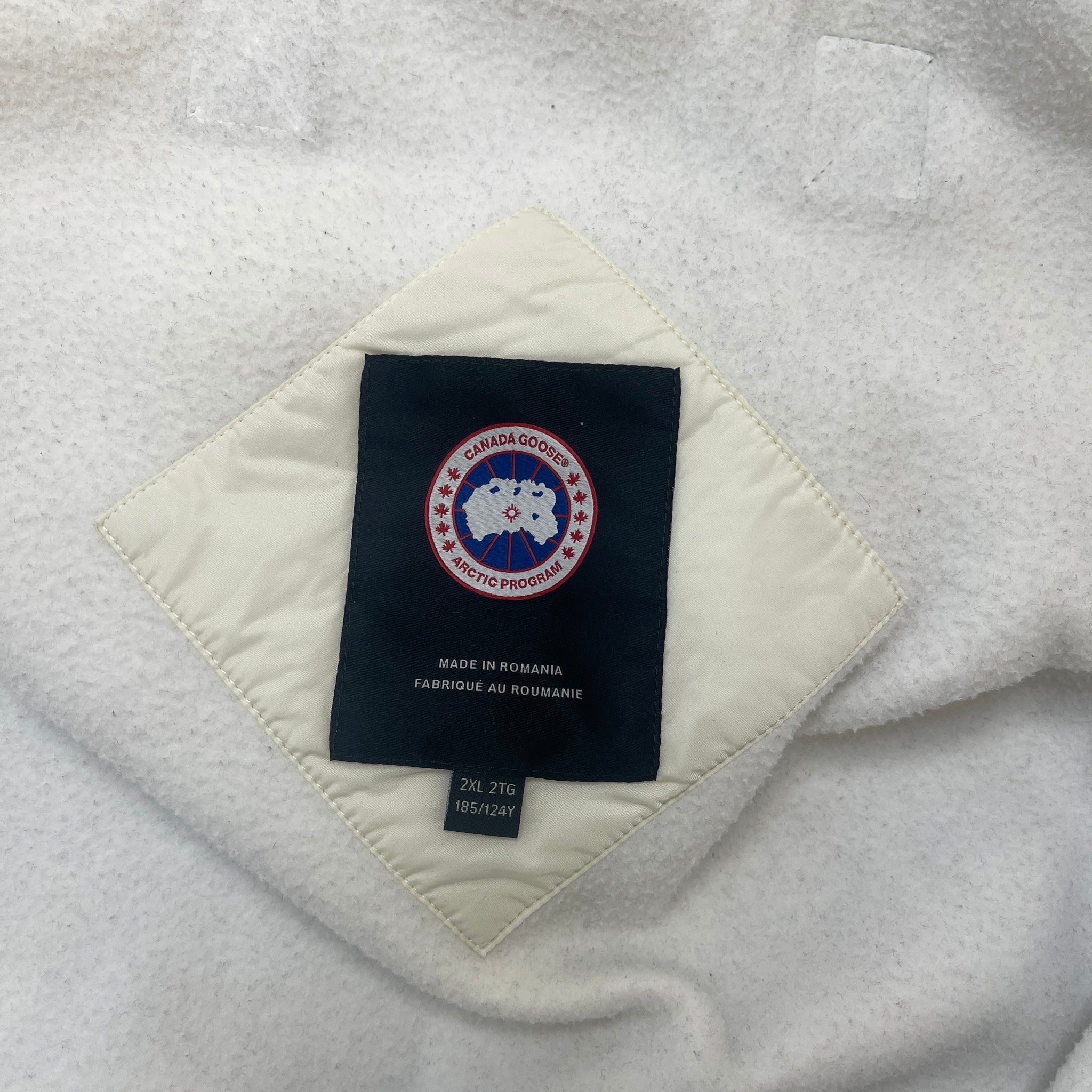 Men's Science Research Jacket Cream Size XXL