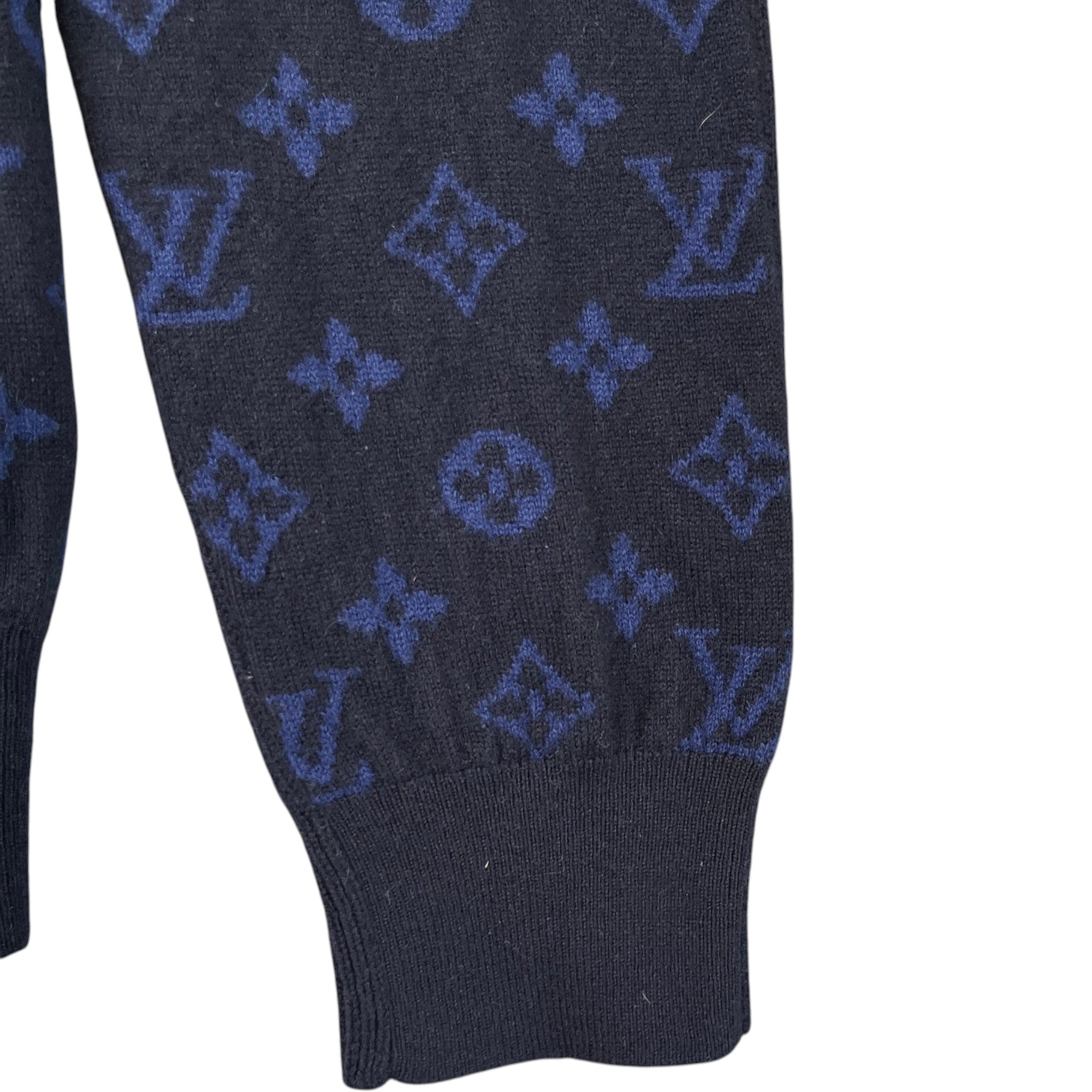 Men's Monogram Sweatshirt Navy Size M