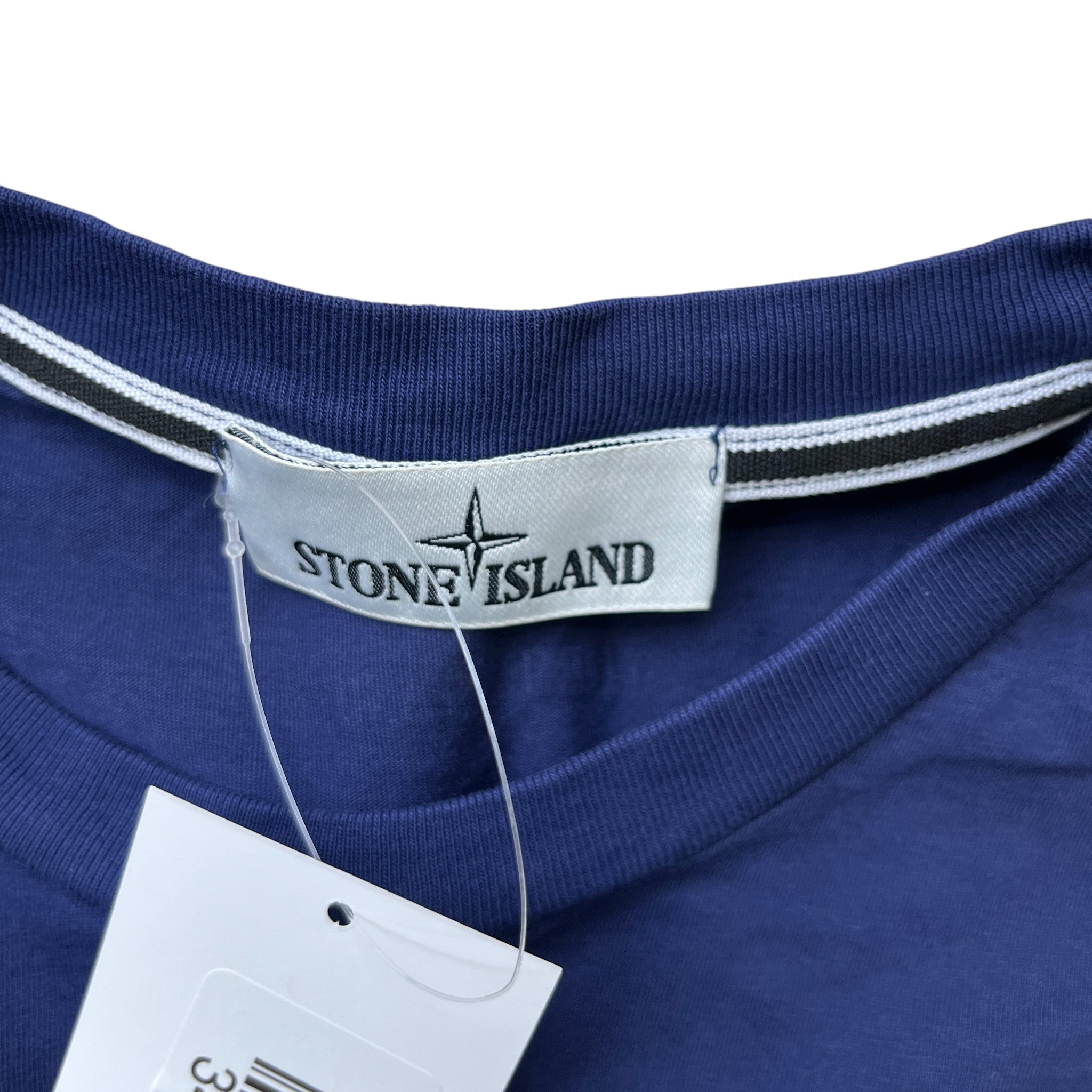 Men's Logo Print T-Shirt Blue Size XL