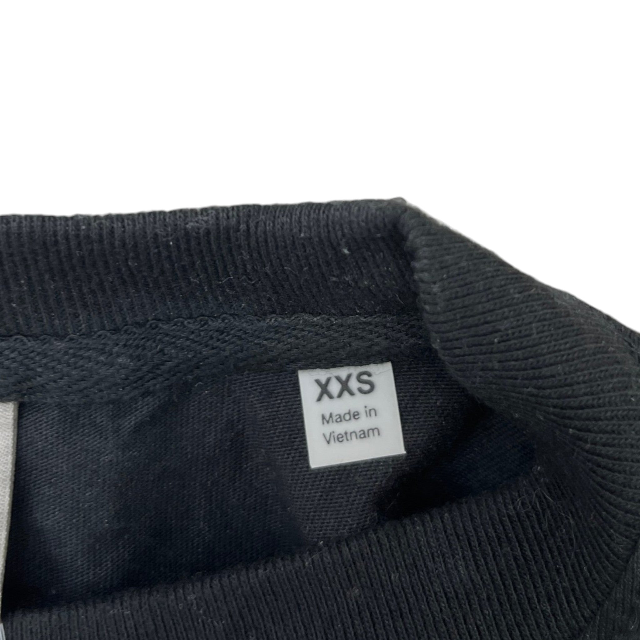 Men's Logo Print T-Shirt Black Size XXS