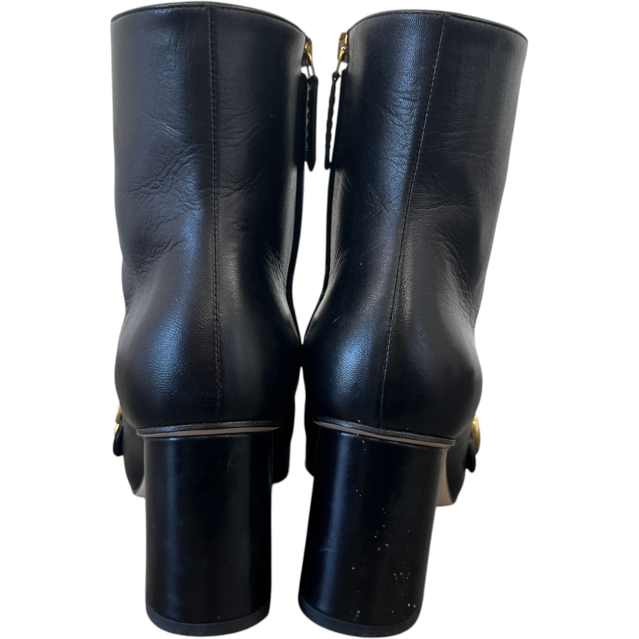 Women's Gg Marmont Ankle Boots Black Size EU 40 / UK 7