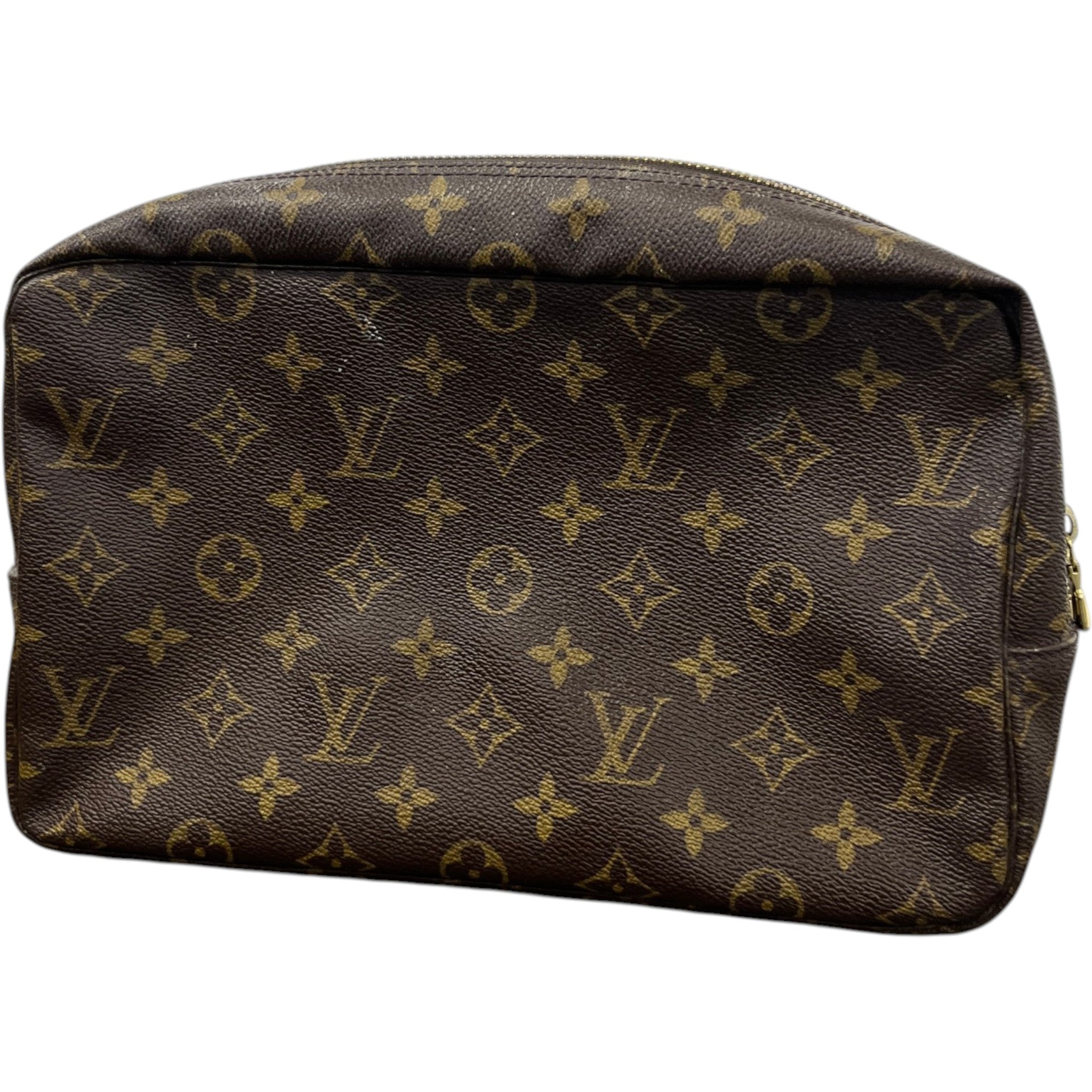 Women's M47522 Monogram Trousse Toilette 28 Pouch Brown