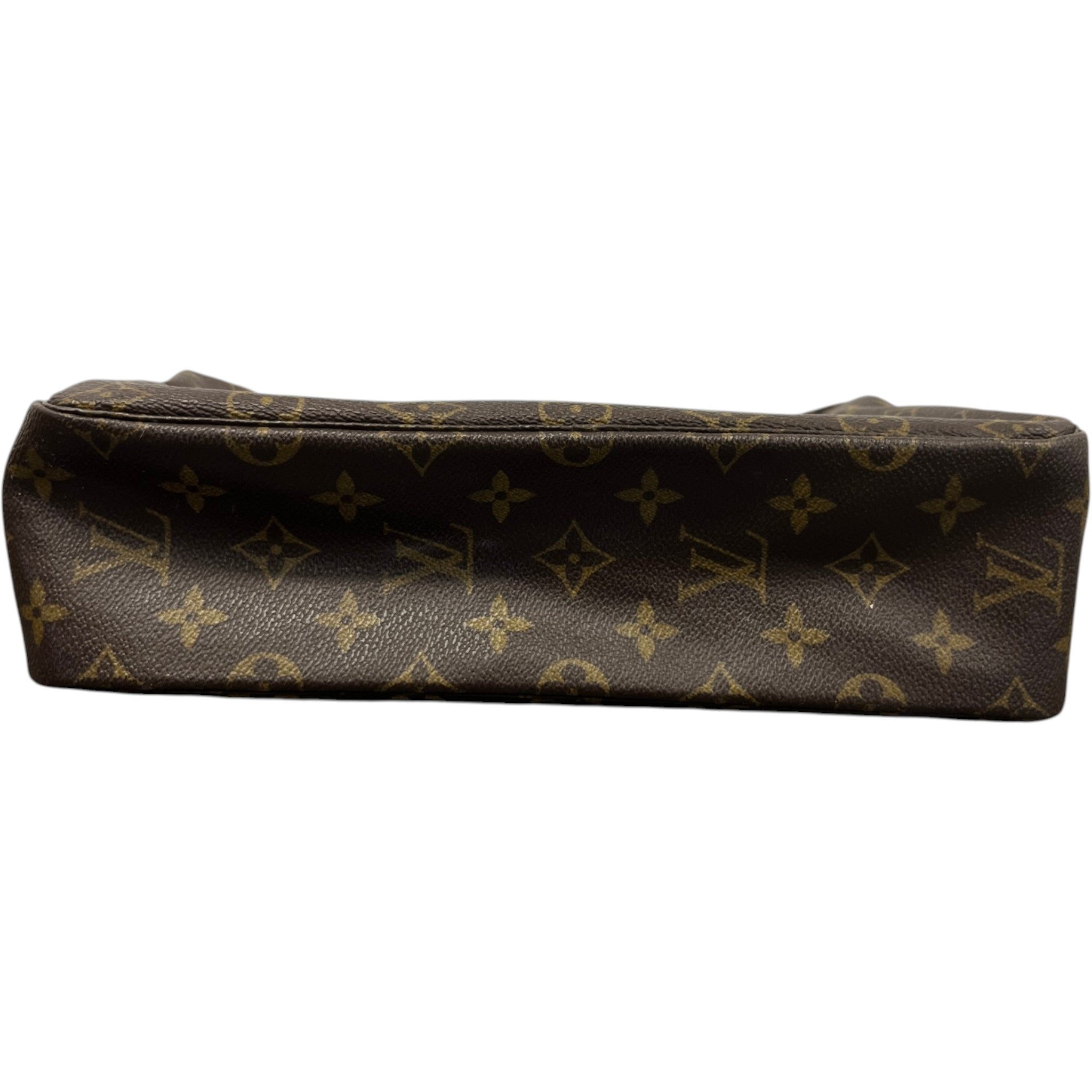 Women's M47522 Monogram Trousse Toilette 28 Pouch Brown