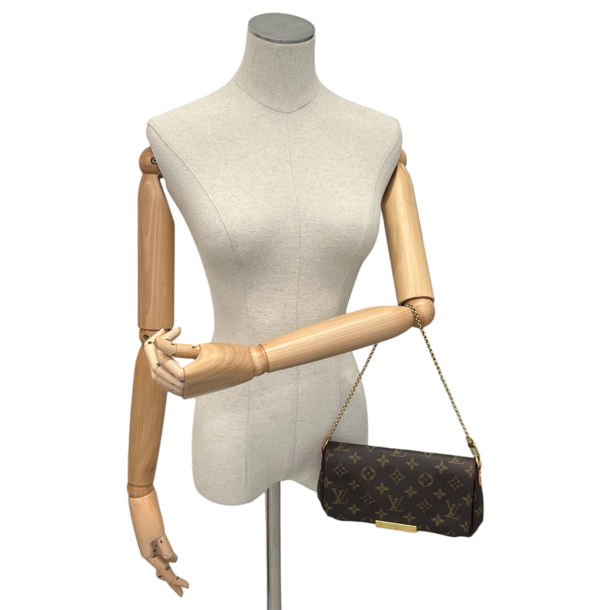 Women's Monogram Favourite Shoulder Bag Brown