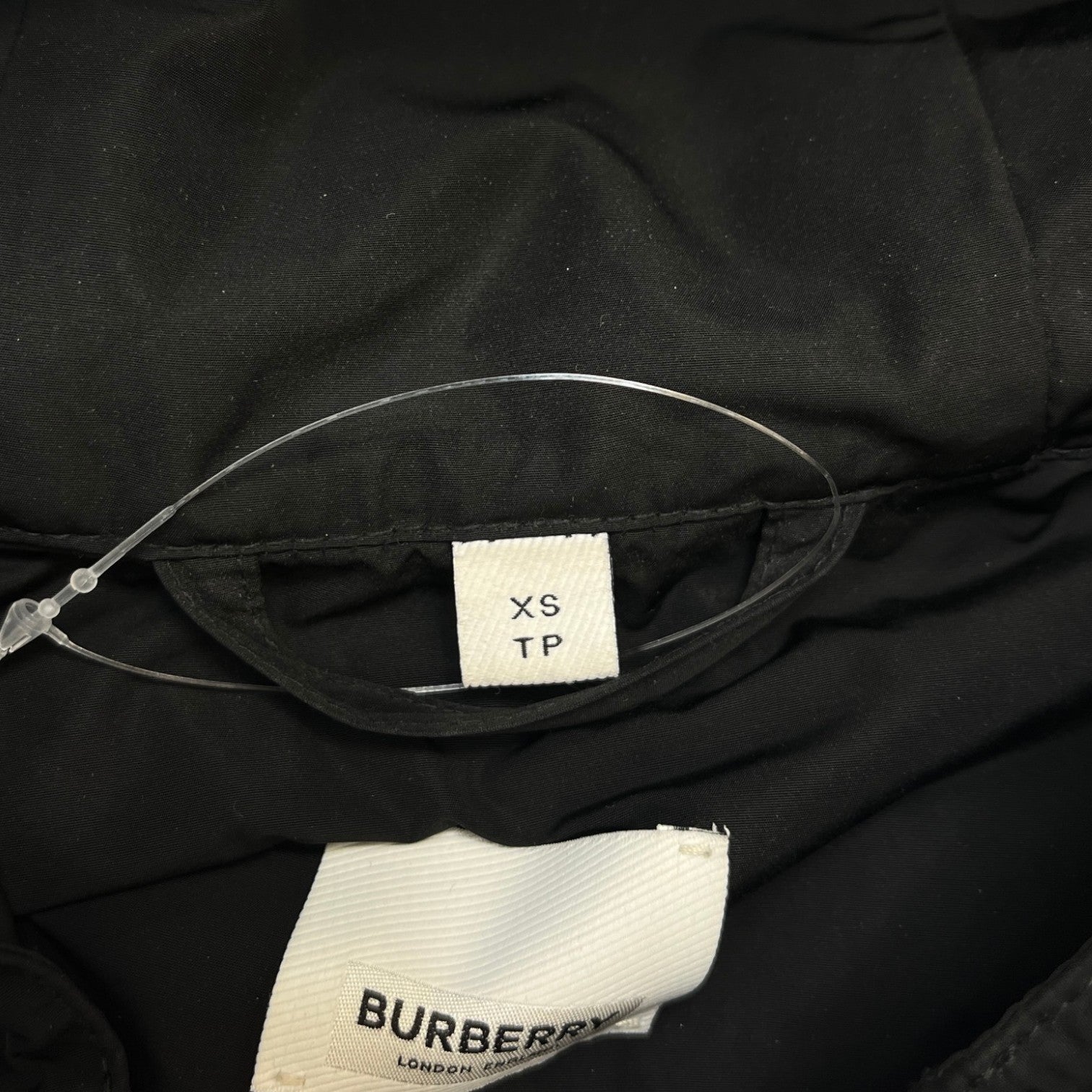Men's Monogram Logo Trim Anorak Windbreaker Black Size XS