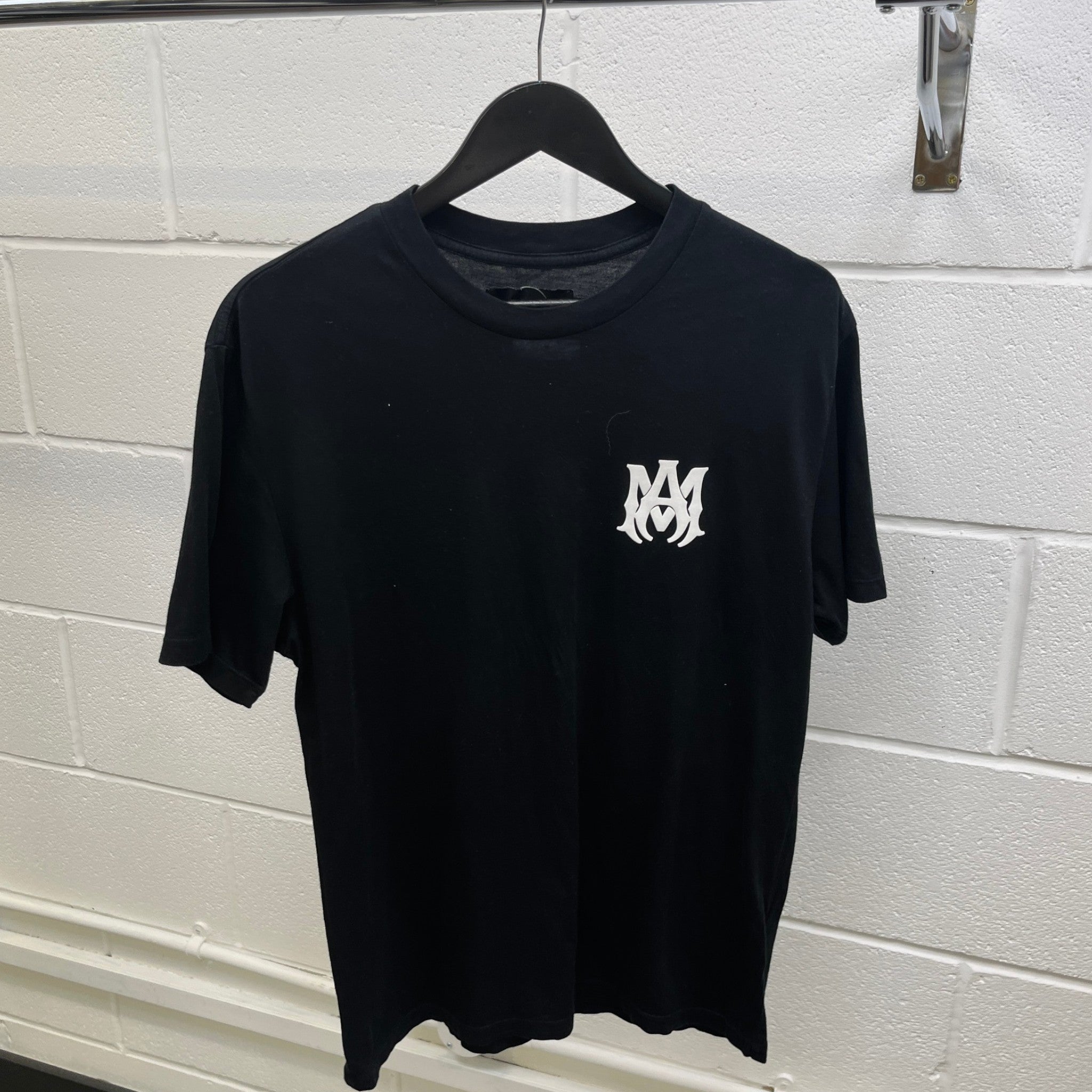 Men's Logo Print T-Shirt Black Size S