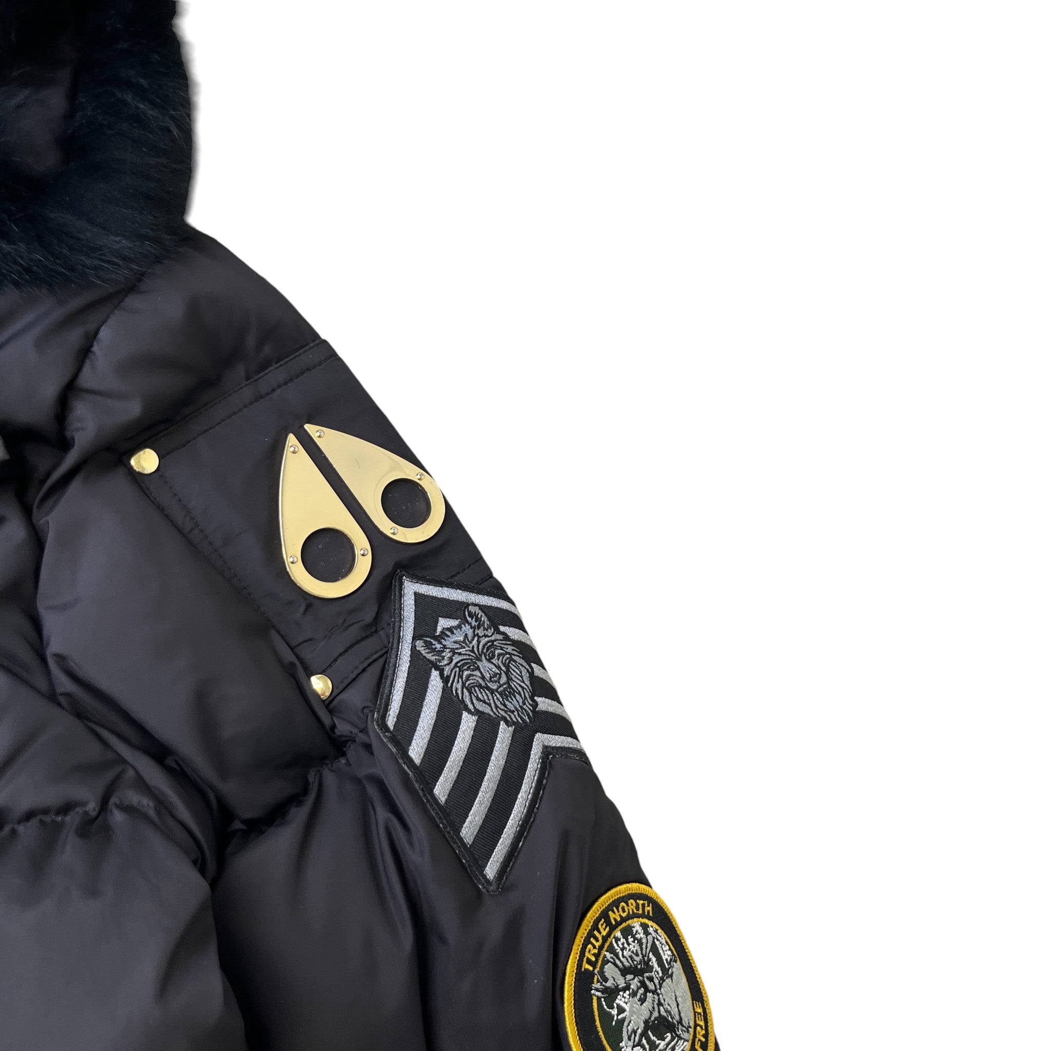 Men's Colinton Bomber Down Jacket Black Size S