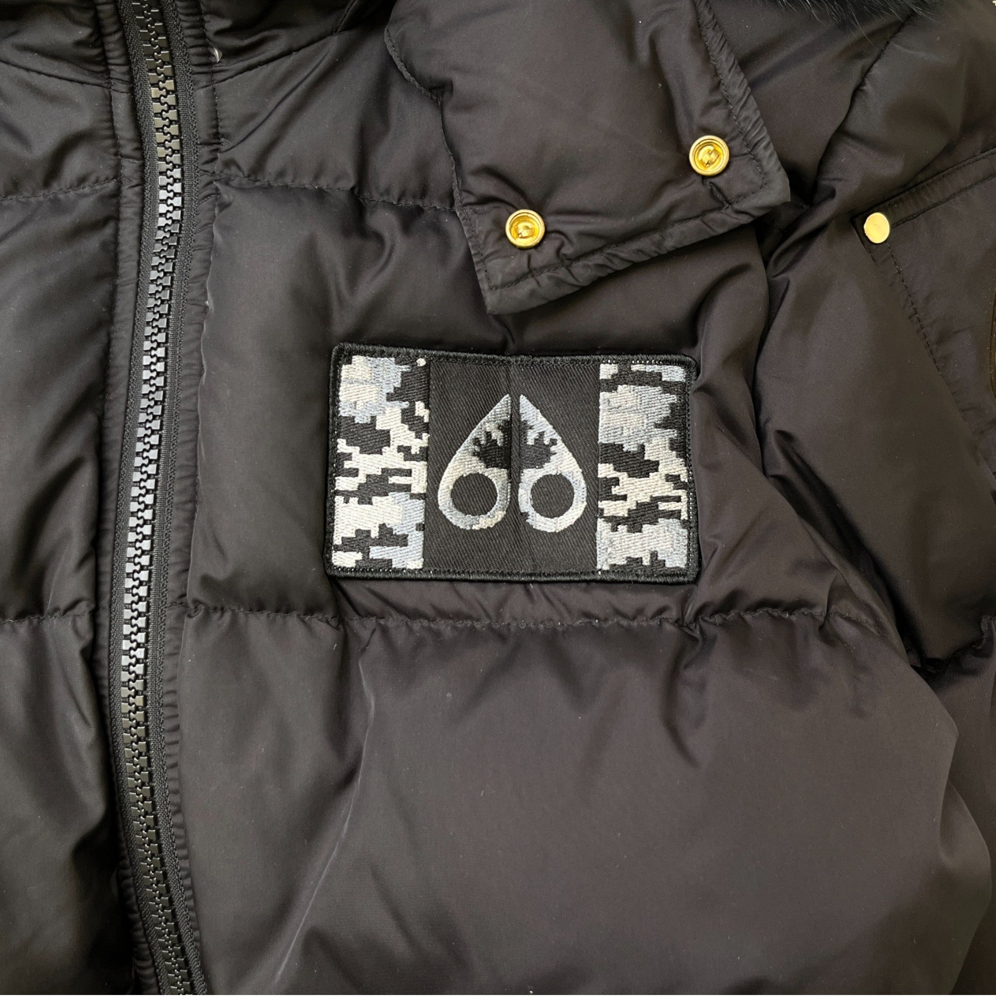 Men's Colinton Bomber Down Jacket Black Size S