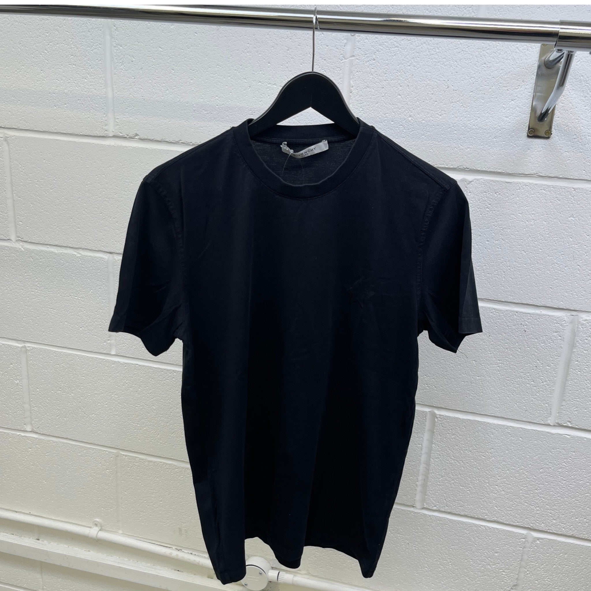 Men's Star Logo T-Shirt Black Size S