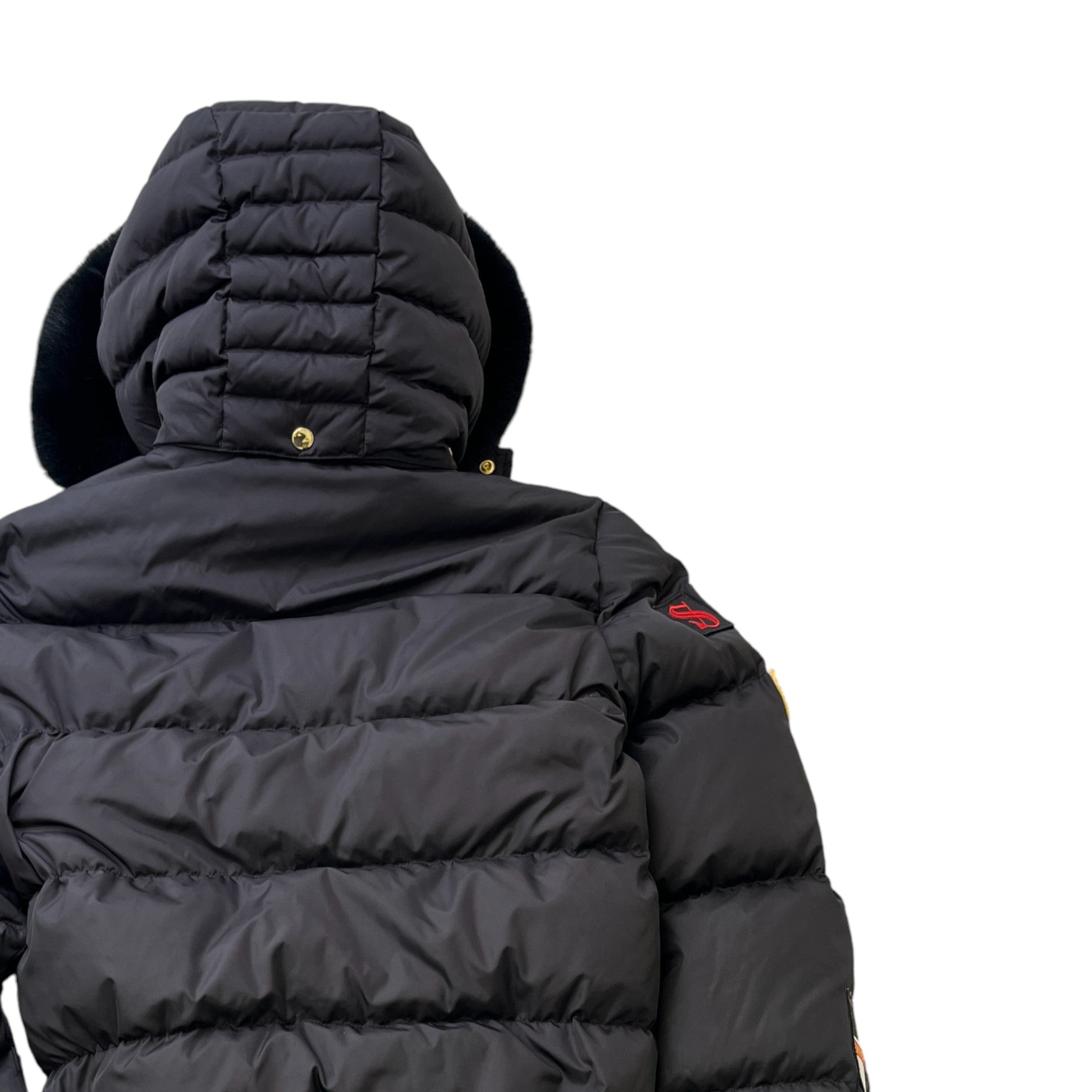 Men's Colinton Bomber Down Jacket Black Size S