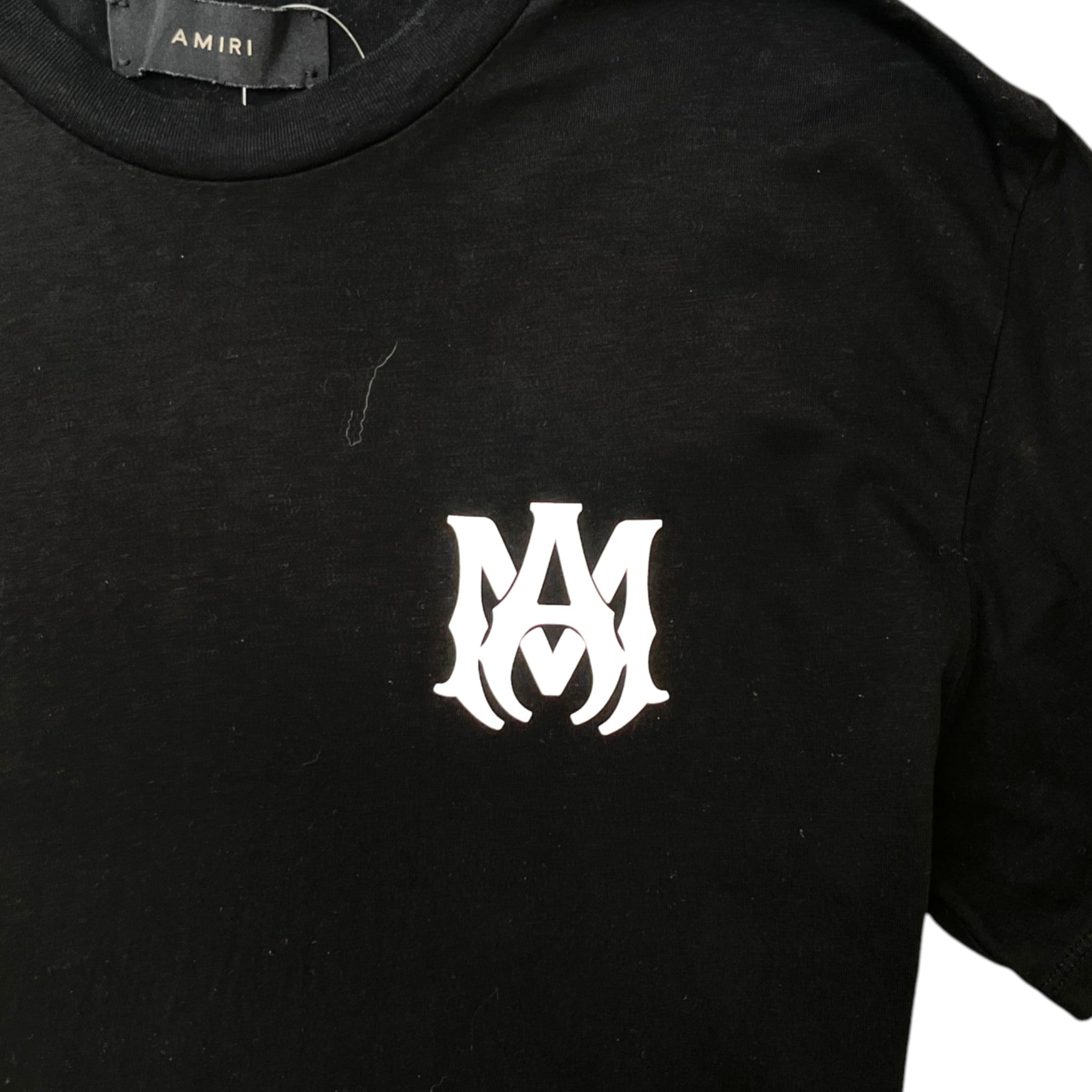 Men's Logo Print T-Shirt Black Size S