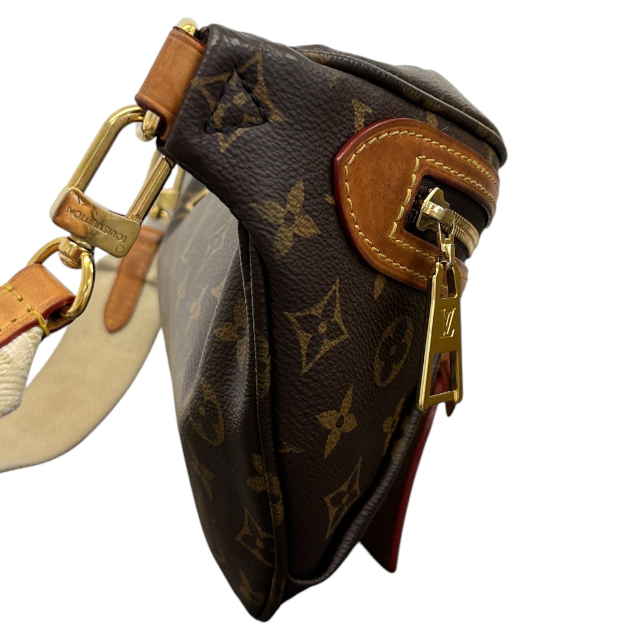 Men's Monogram High Rise Bum Bag Brown