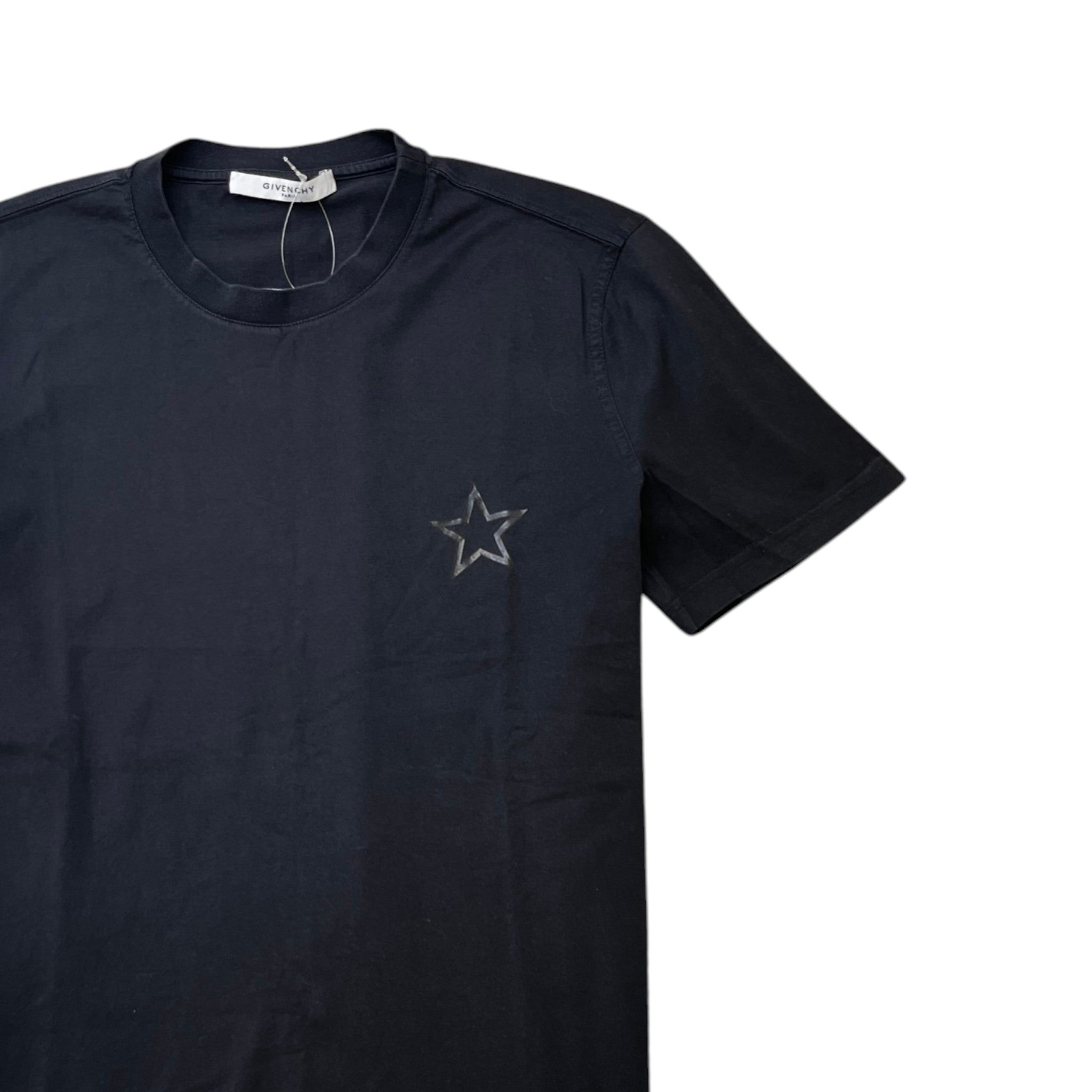 Men's Star Logo T-Shirt Black Size S