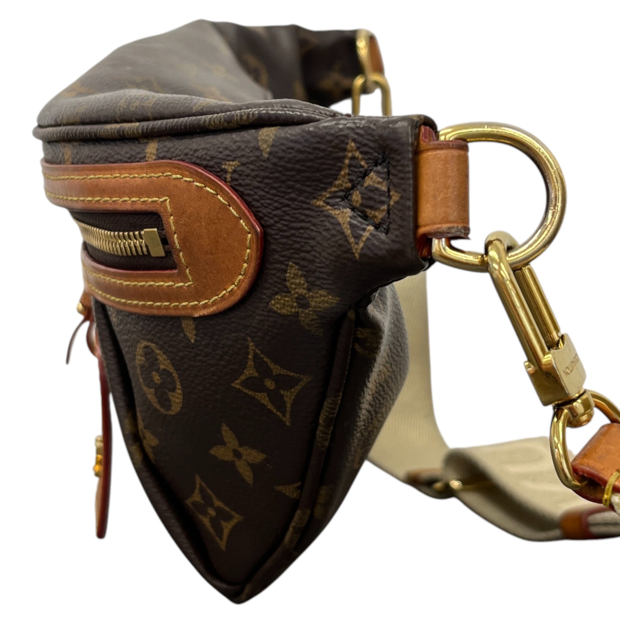 Men's Monogram High Rise Bum Bag Brown