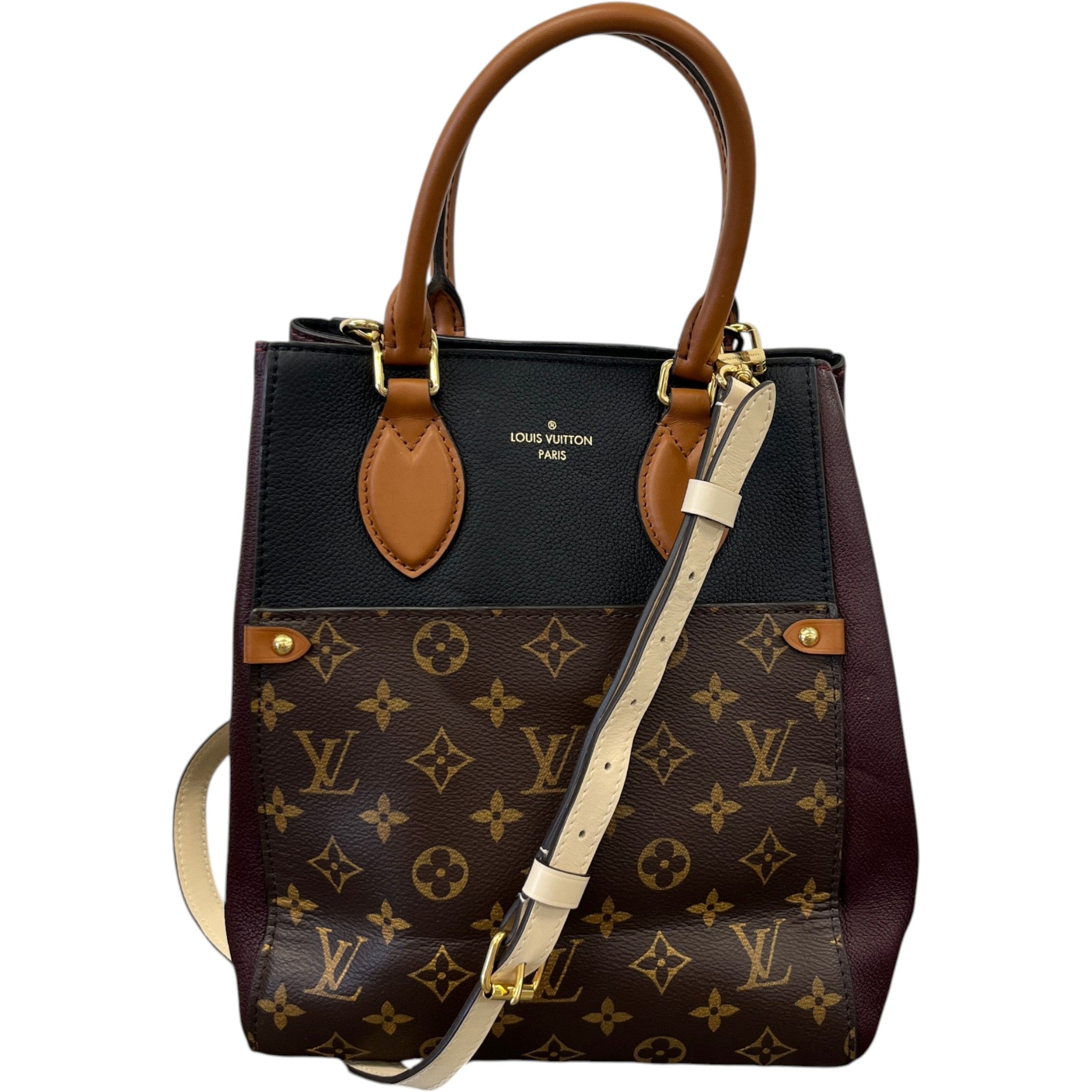 Women's Monogram Fold Tote Mm Bag Brown