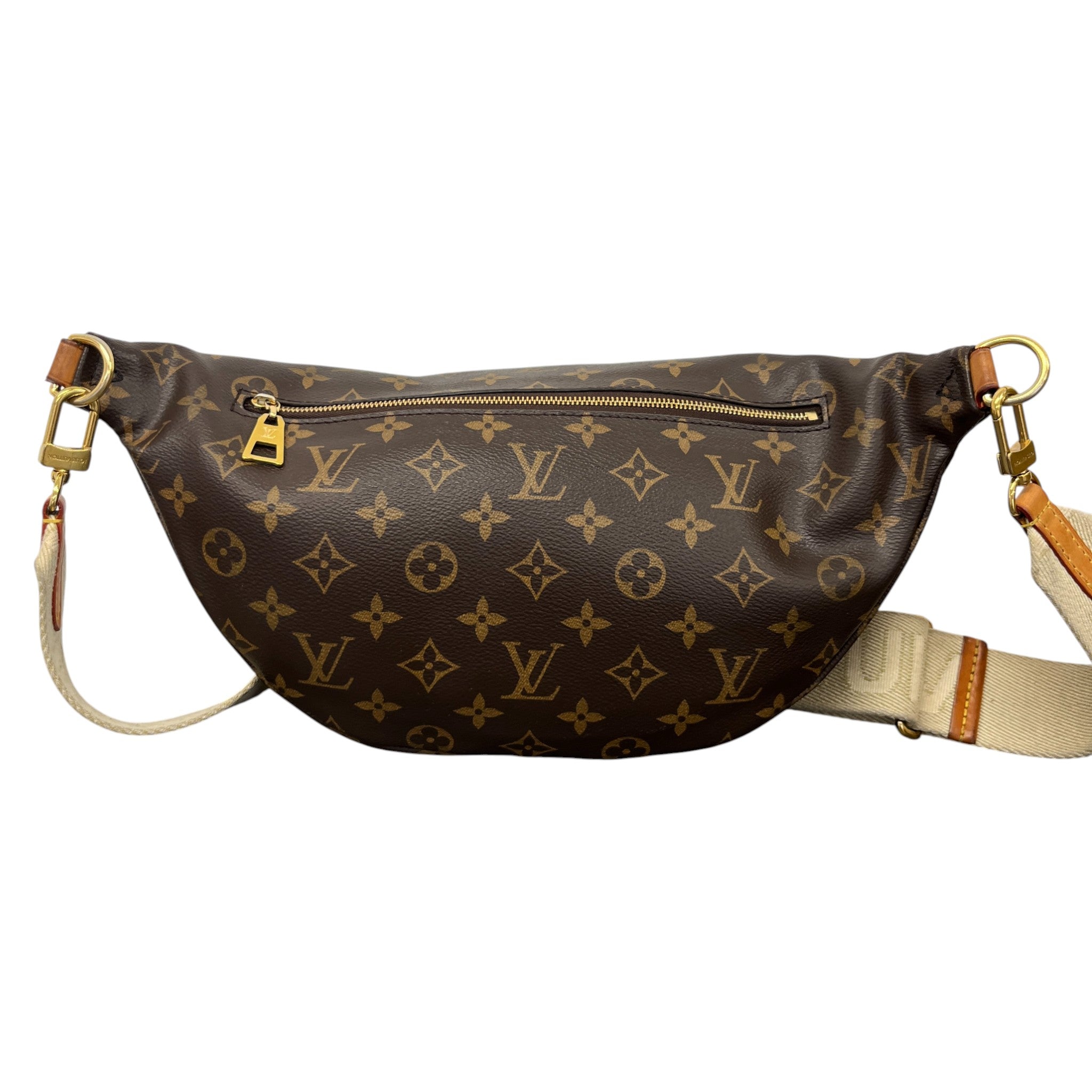 Men's Monogram High Rise Bum Bag Brown