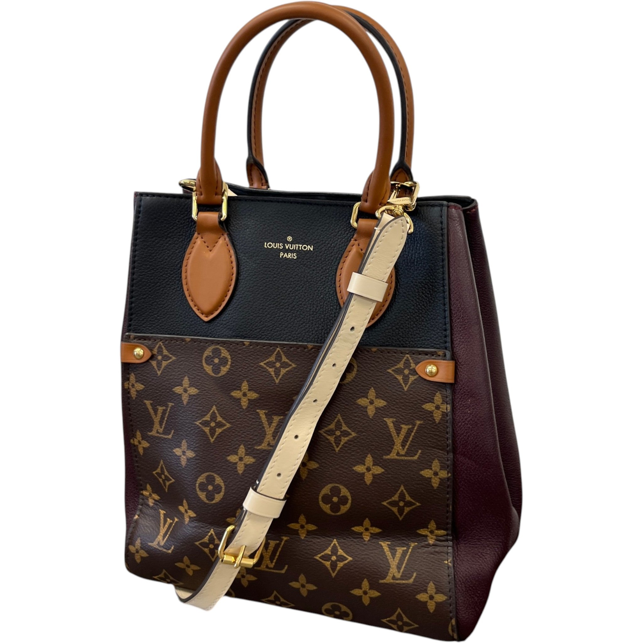 Women's Monogram Fold Tote Mm Bag Brown