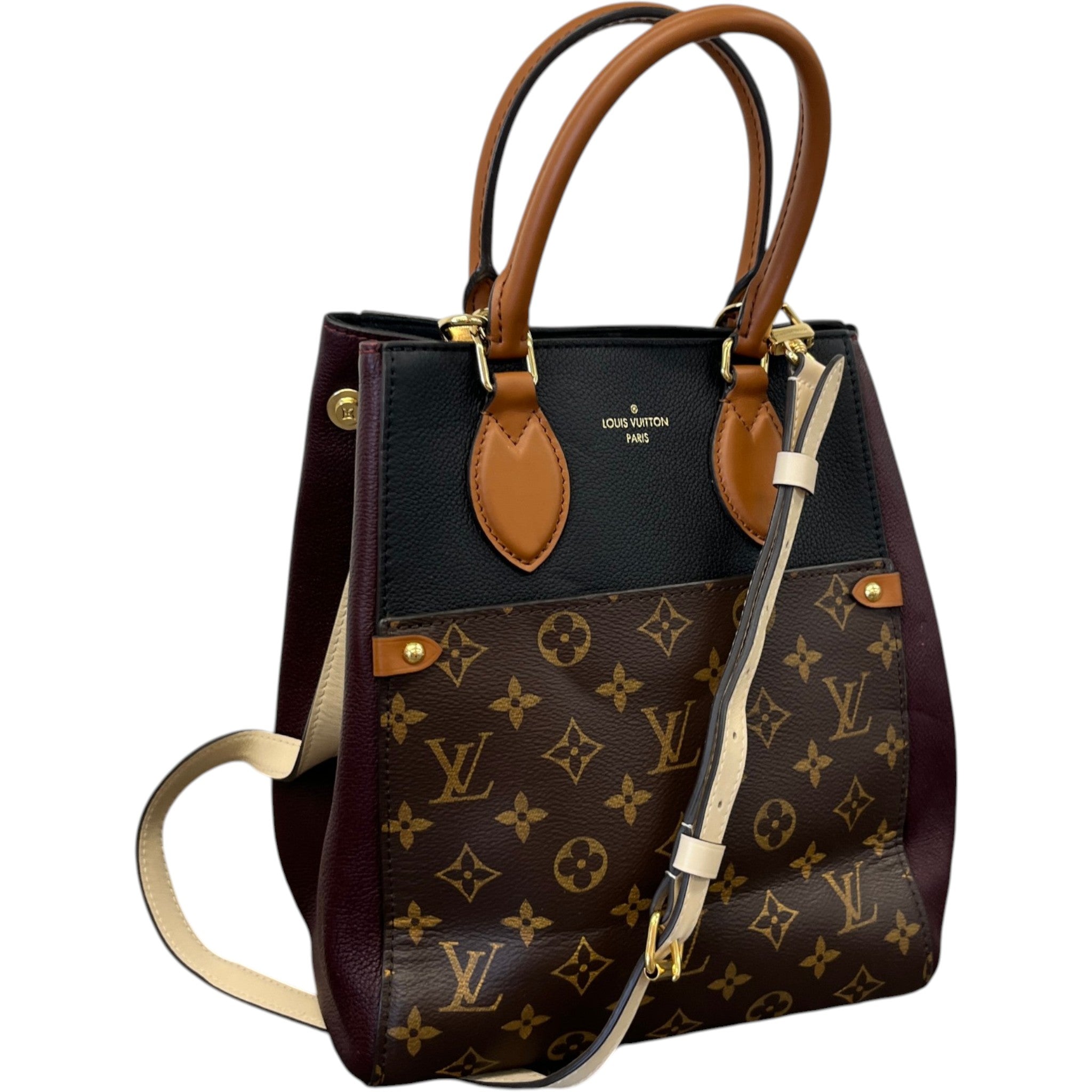 Women's Monogram Fold Tote Mm Bag Brown