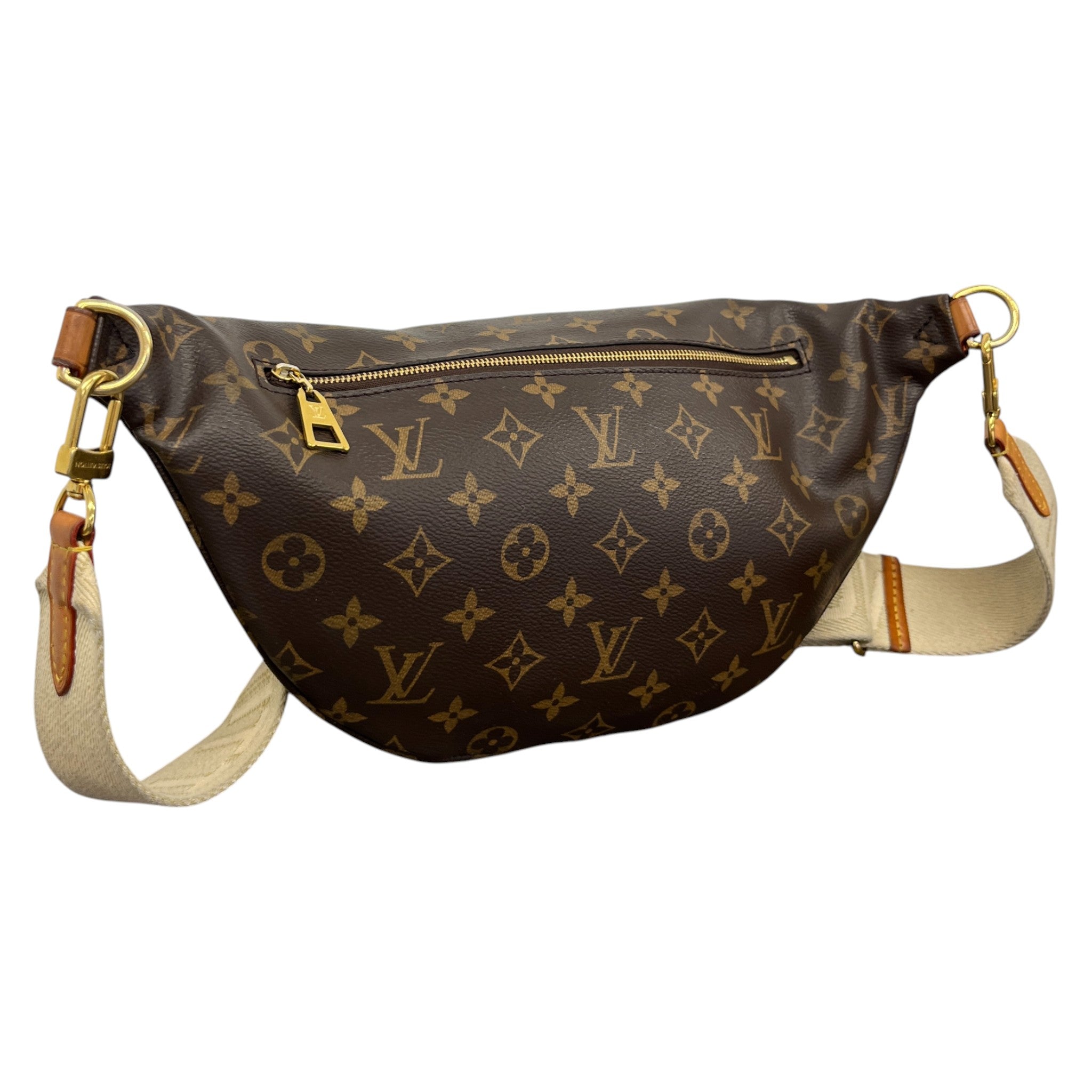 Men's Monogram High Rise Bum Bag Brown