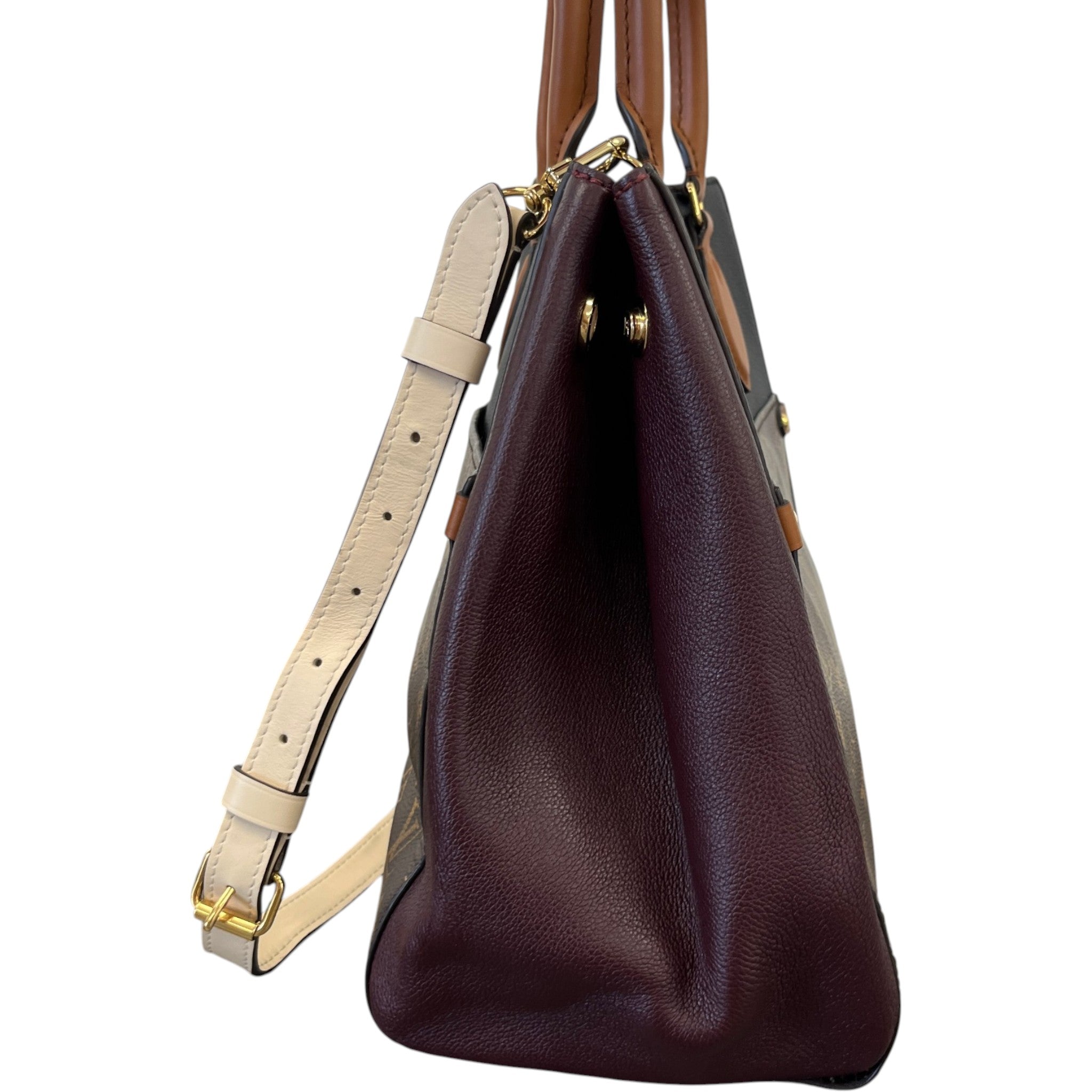Women's Monogram Fold Tote Mm Bag Brown