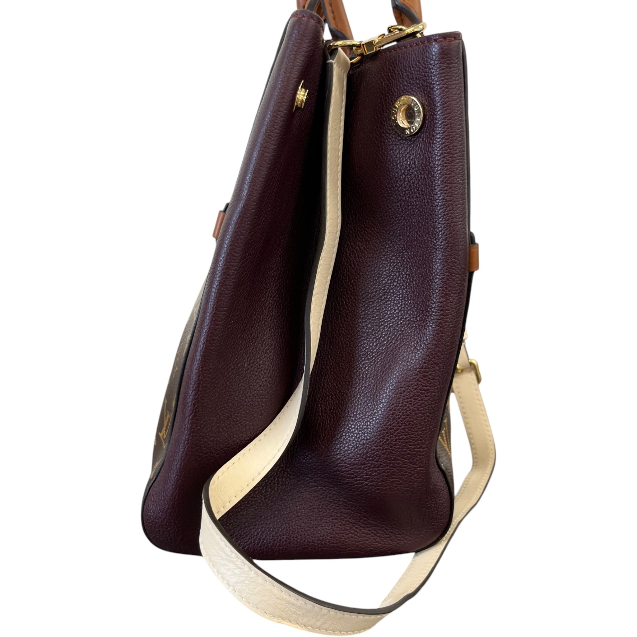 Women's Monogram Fold Tote Mm Bag Brown