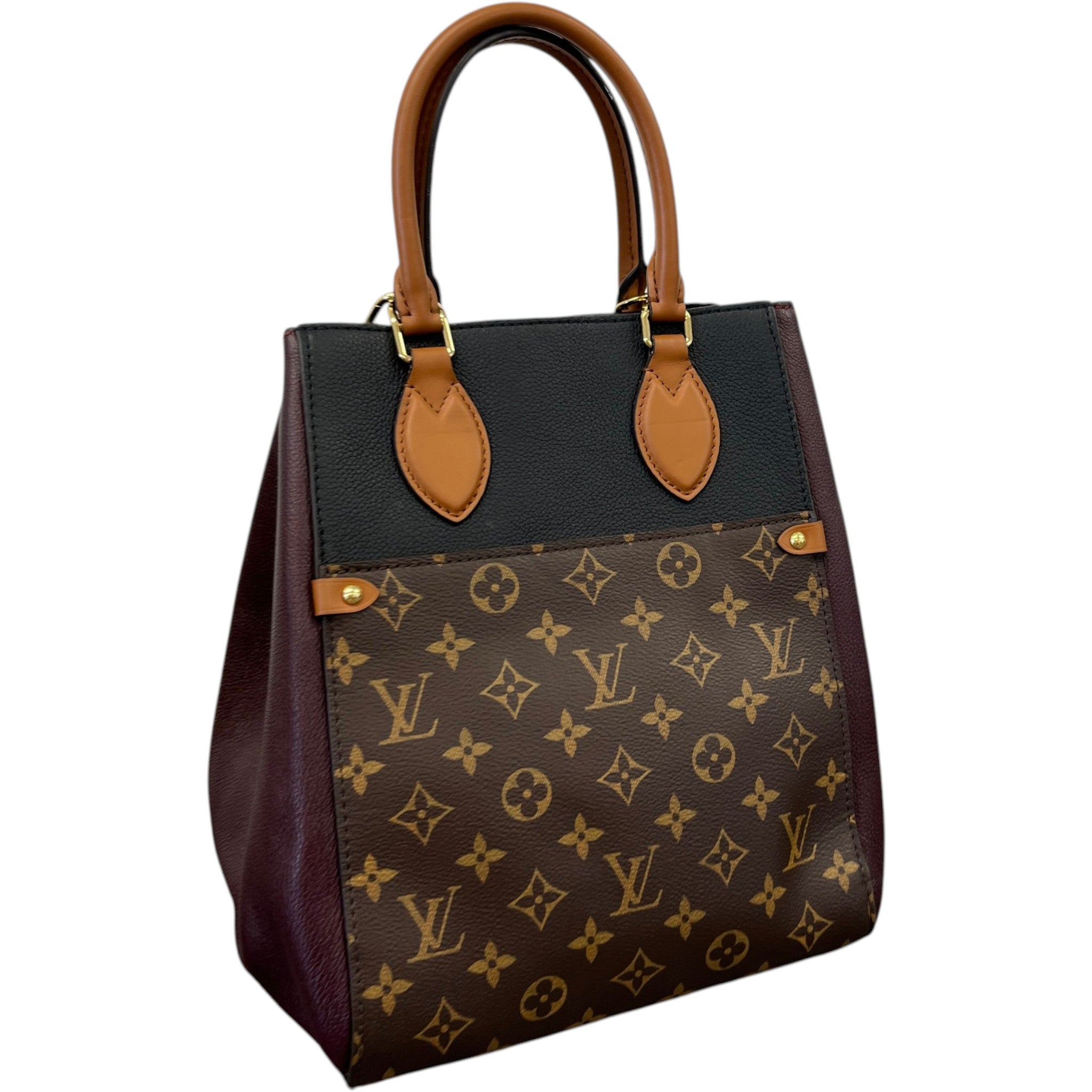 Women's Monogram Fold Tote Mm Bag Brown