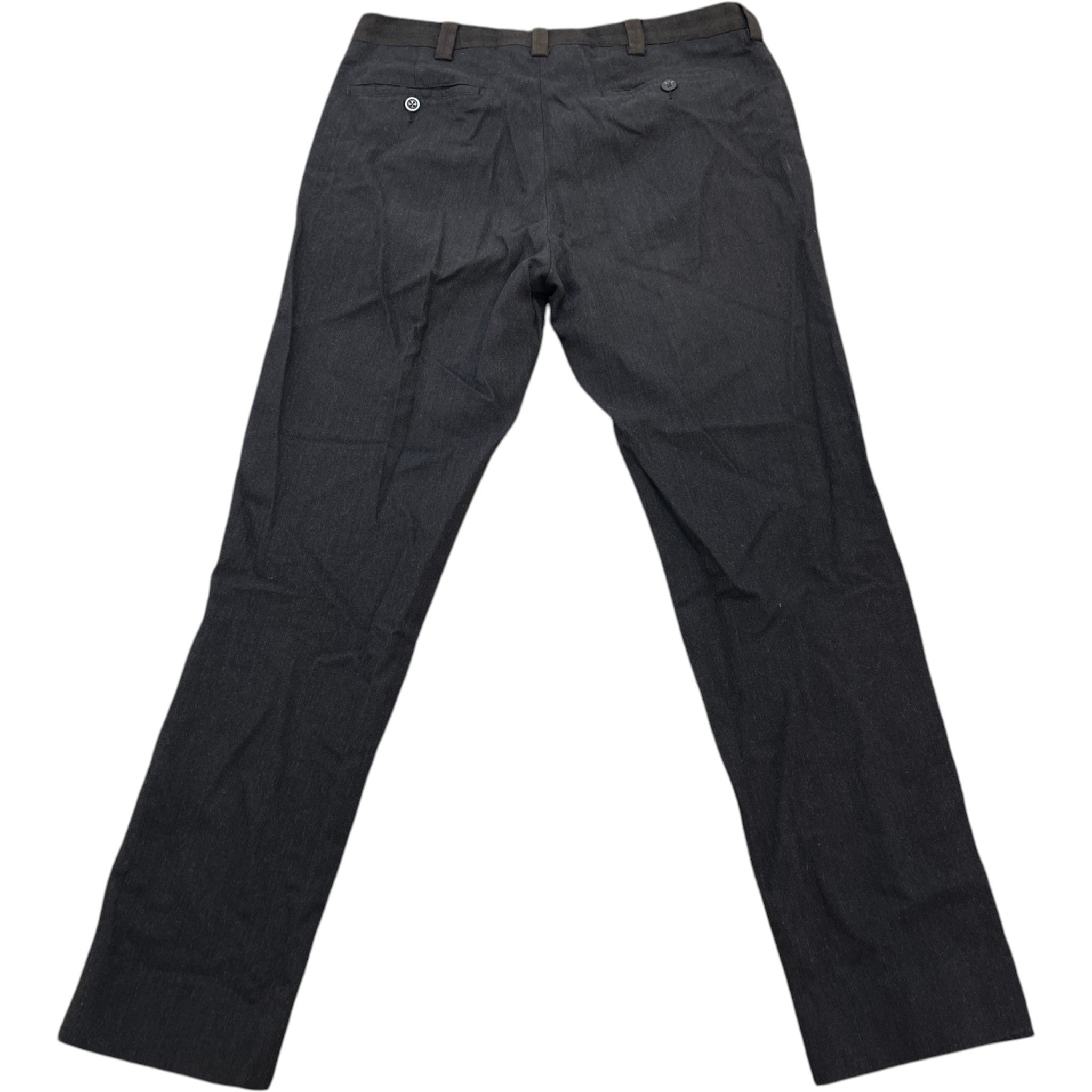 Men's Wool Trousers Black Size IT 46 / UK 30