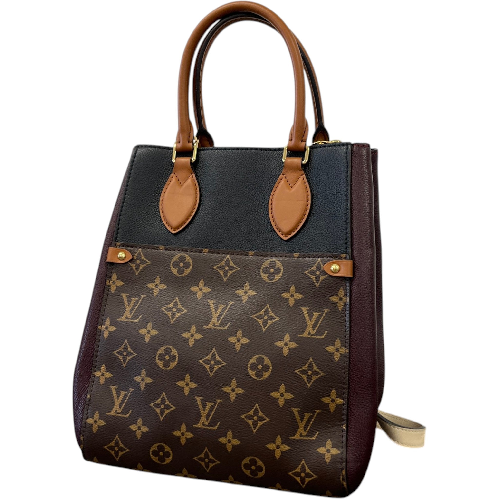 Women's Monogram Fold Tote Mm Bag Brown