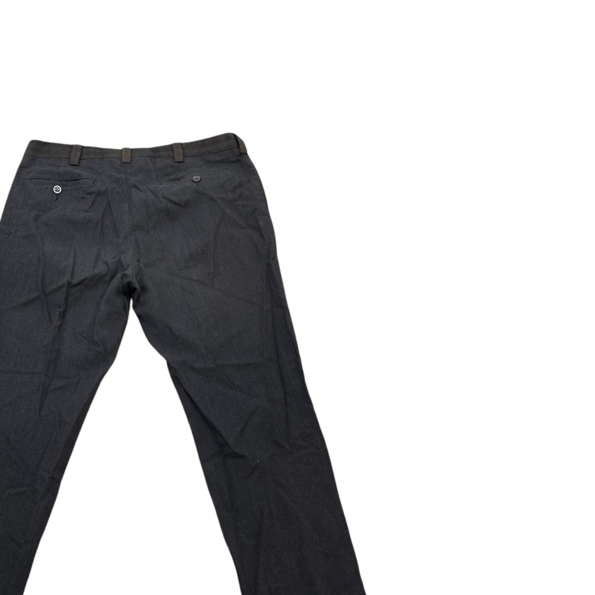 Men's Wool Trousers Black Size IT 46 / UK 30