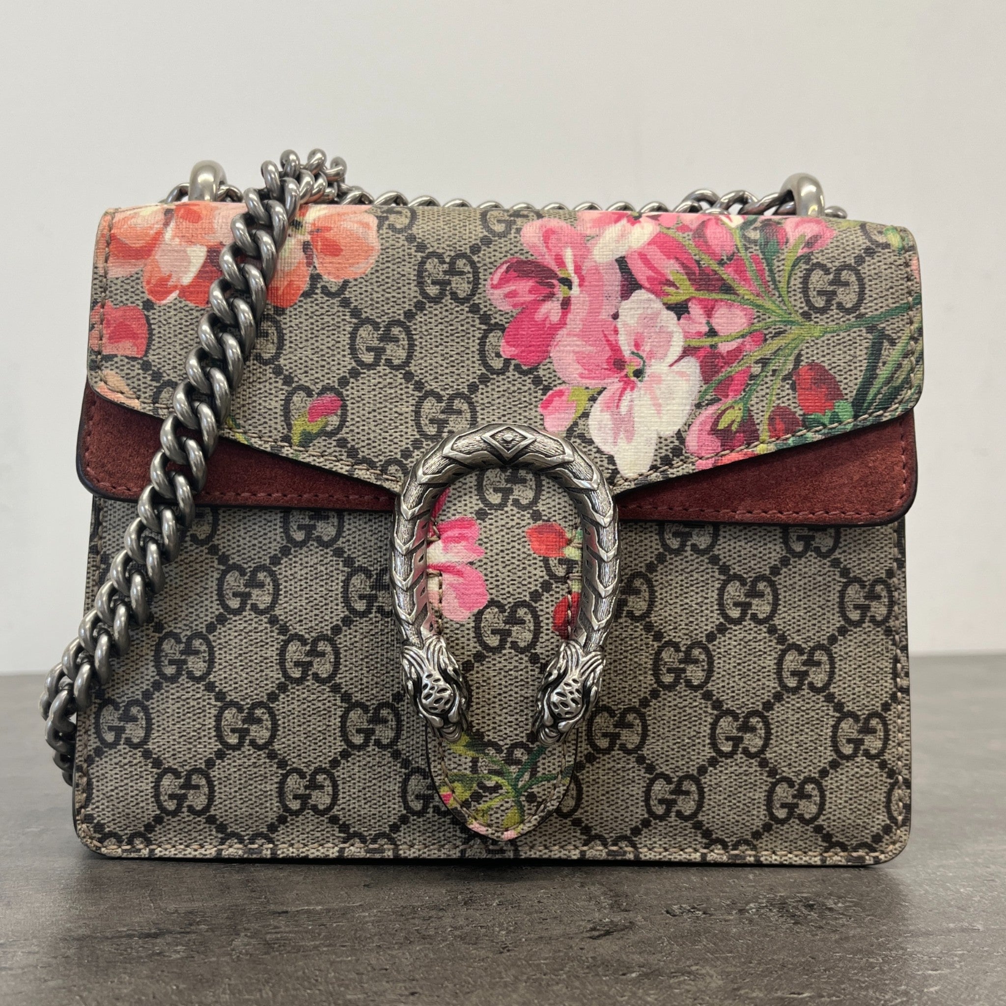 Women's Dionysus Bloom Small Shoulder Bag Beige