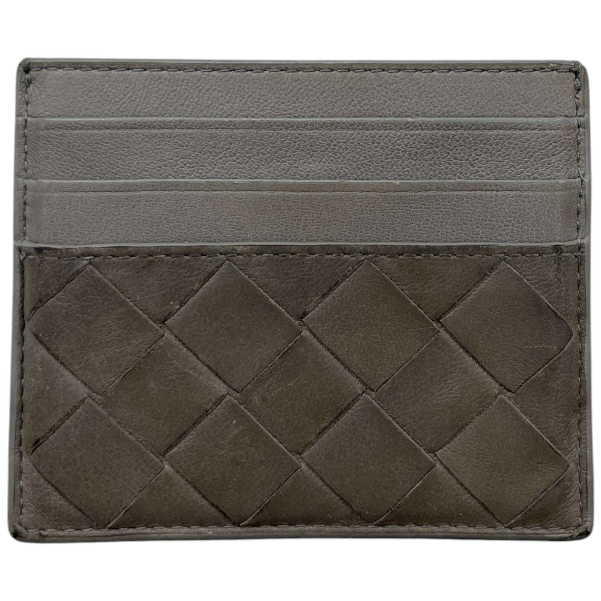 Men's Intrecciato Card Holder Grey