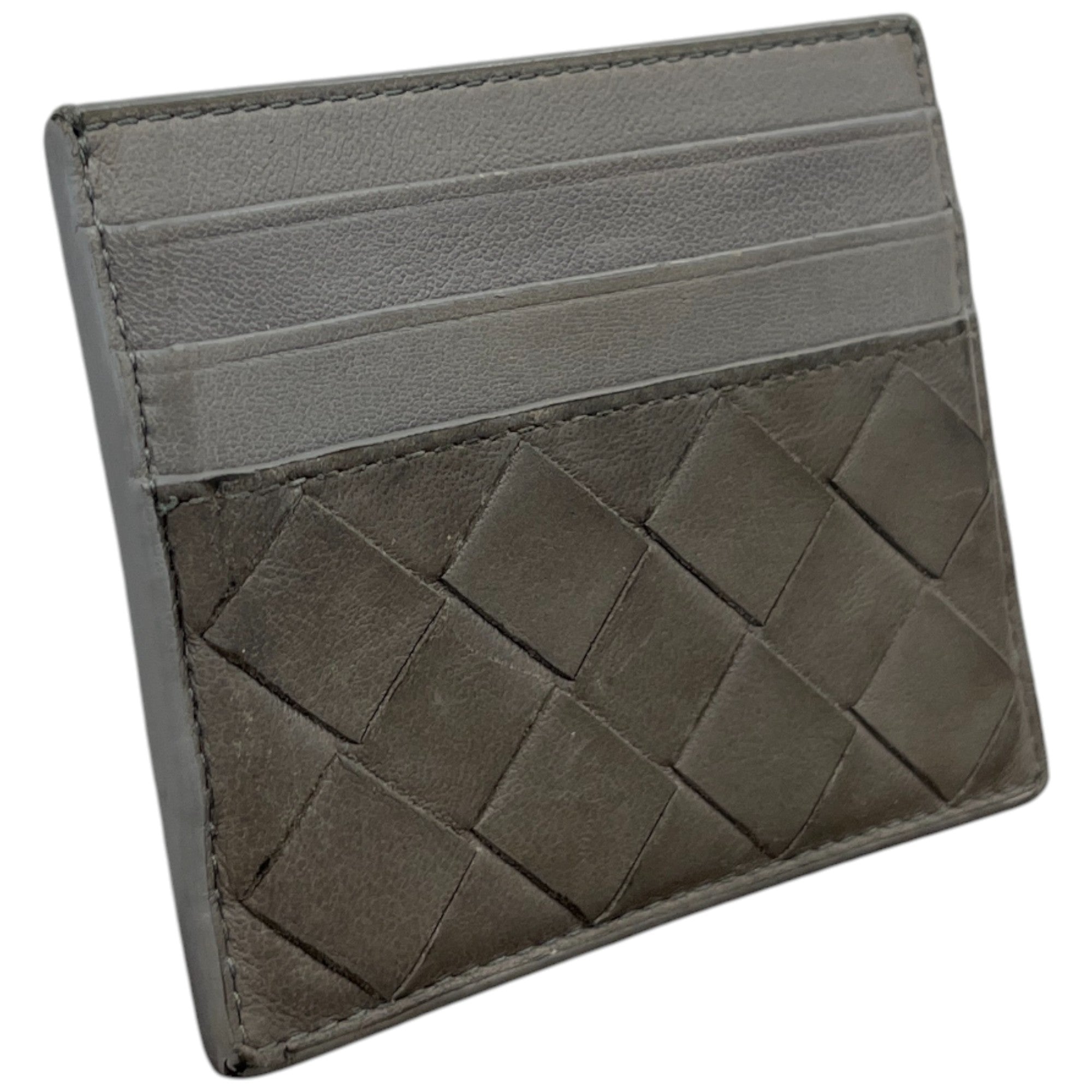 Men's Intrecciato Card Holder Grey