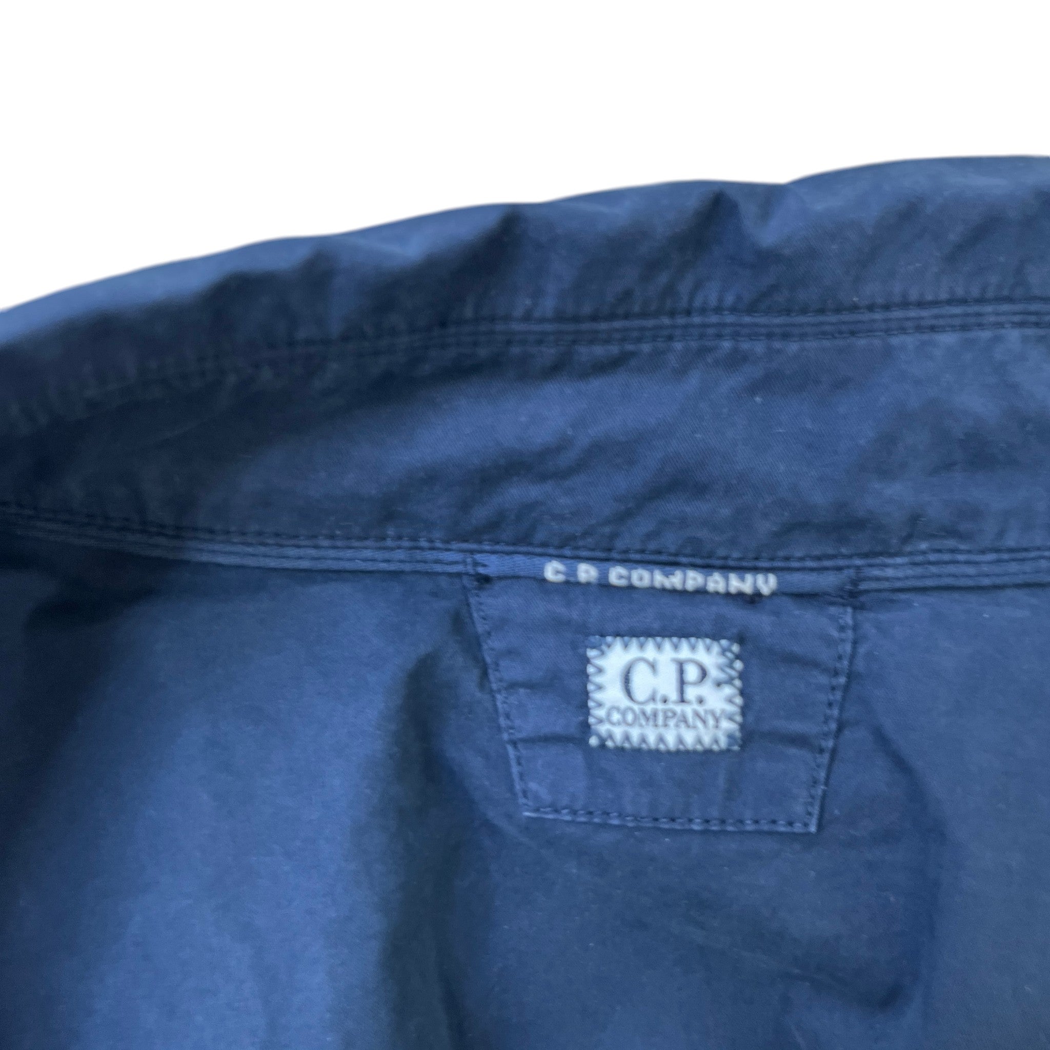 Men's Gabardine OverShirt Navy Size XXL