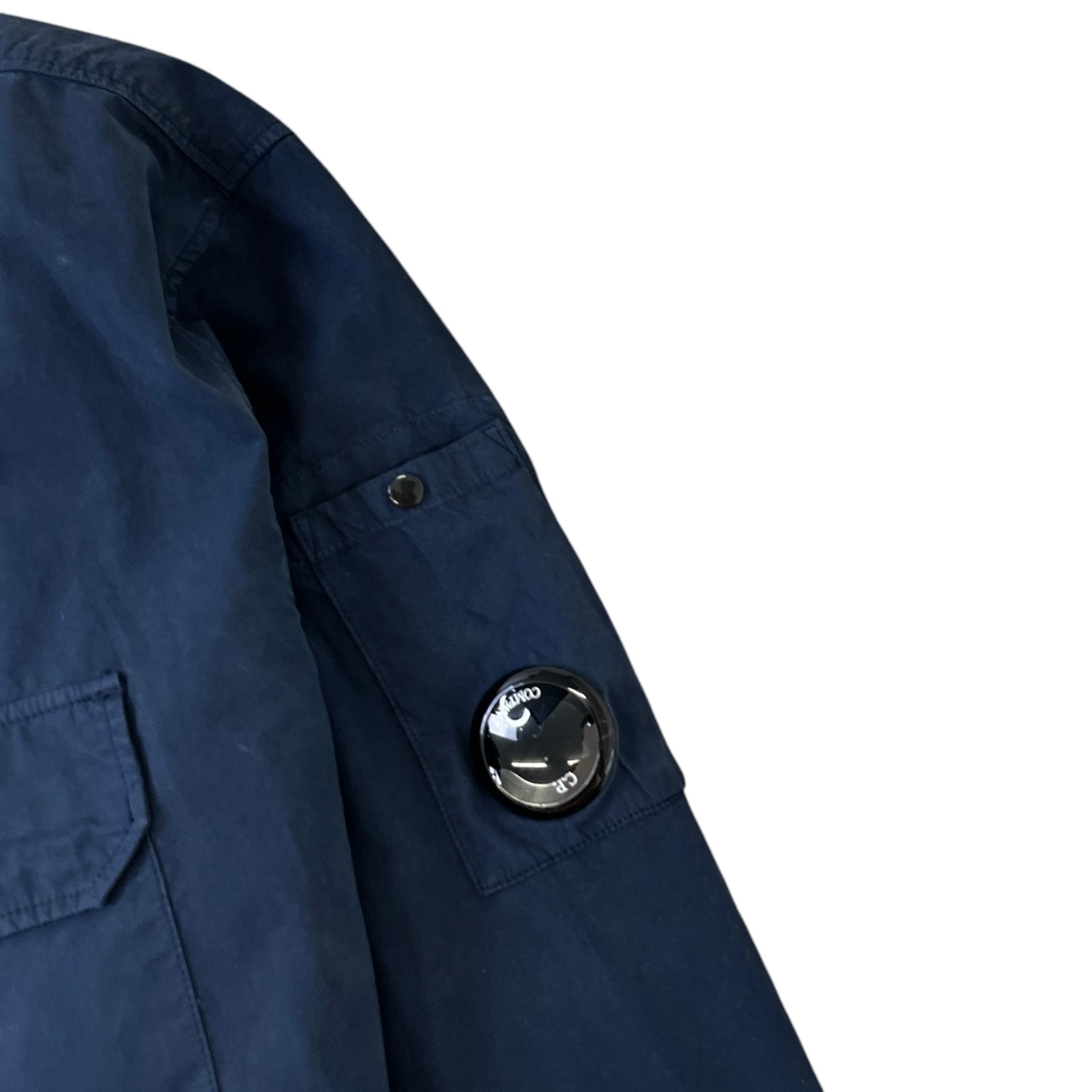 Men's Gabardine OverShirt Navy Size XXL