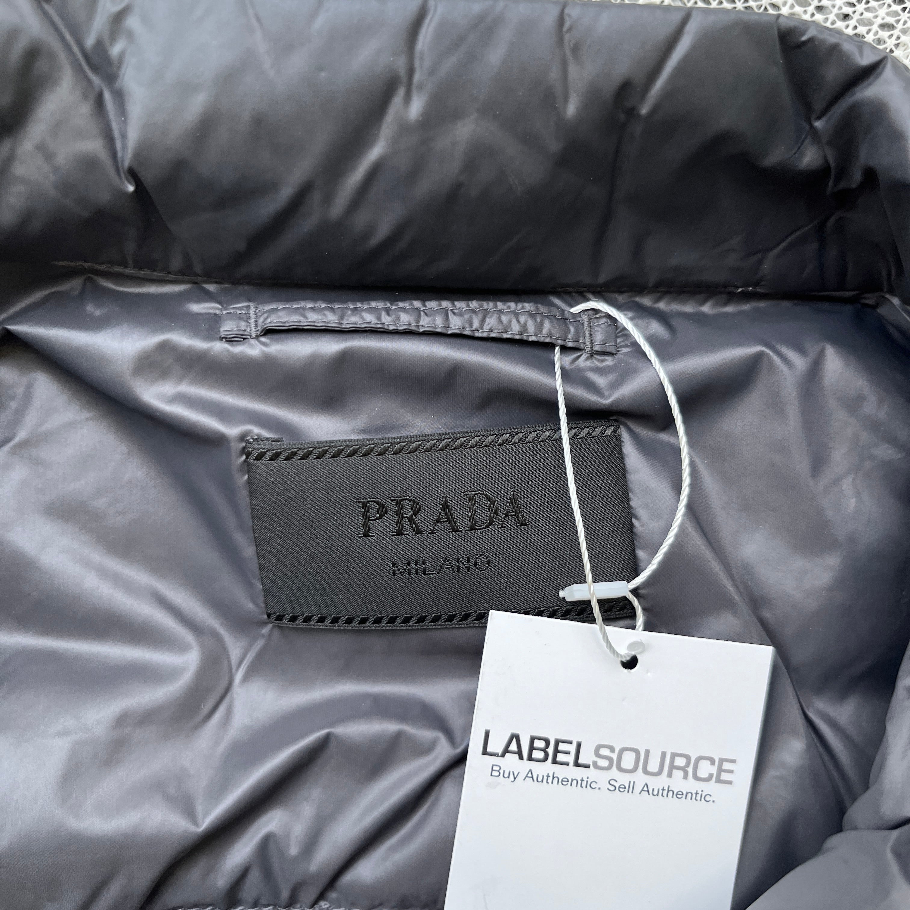 Men's Plaque Logo Gilet Grey Size IT 46 / S