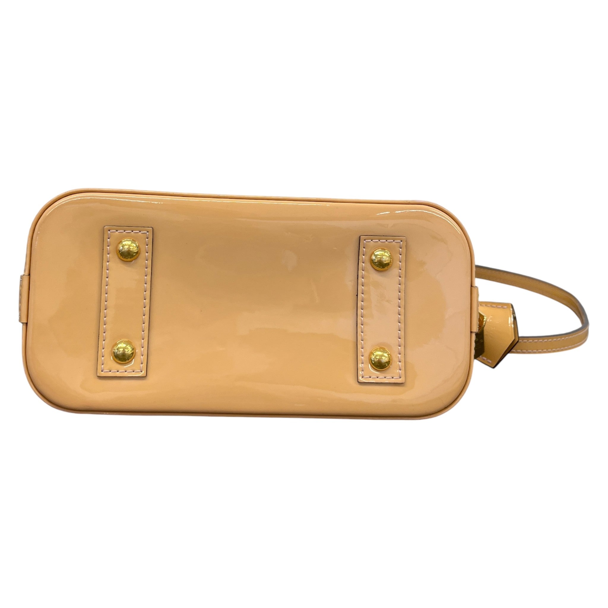 Women's Vernis Leather Alma Bb Handbag Beige