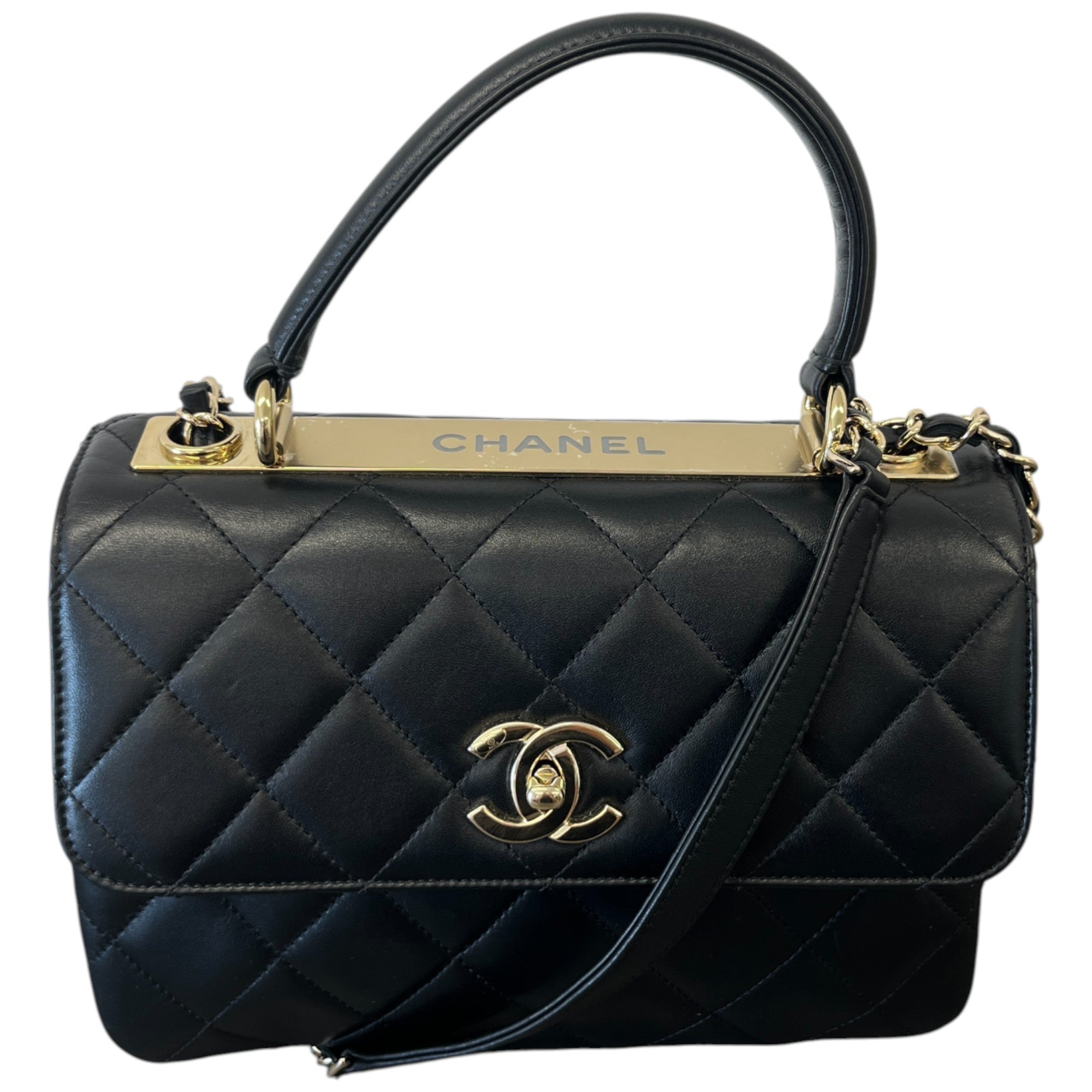 Women's Trendy Cc Top Handle Bag Black