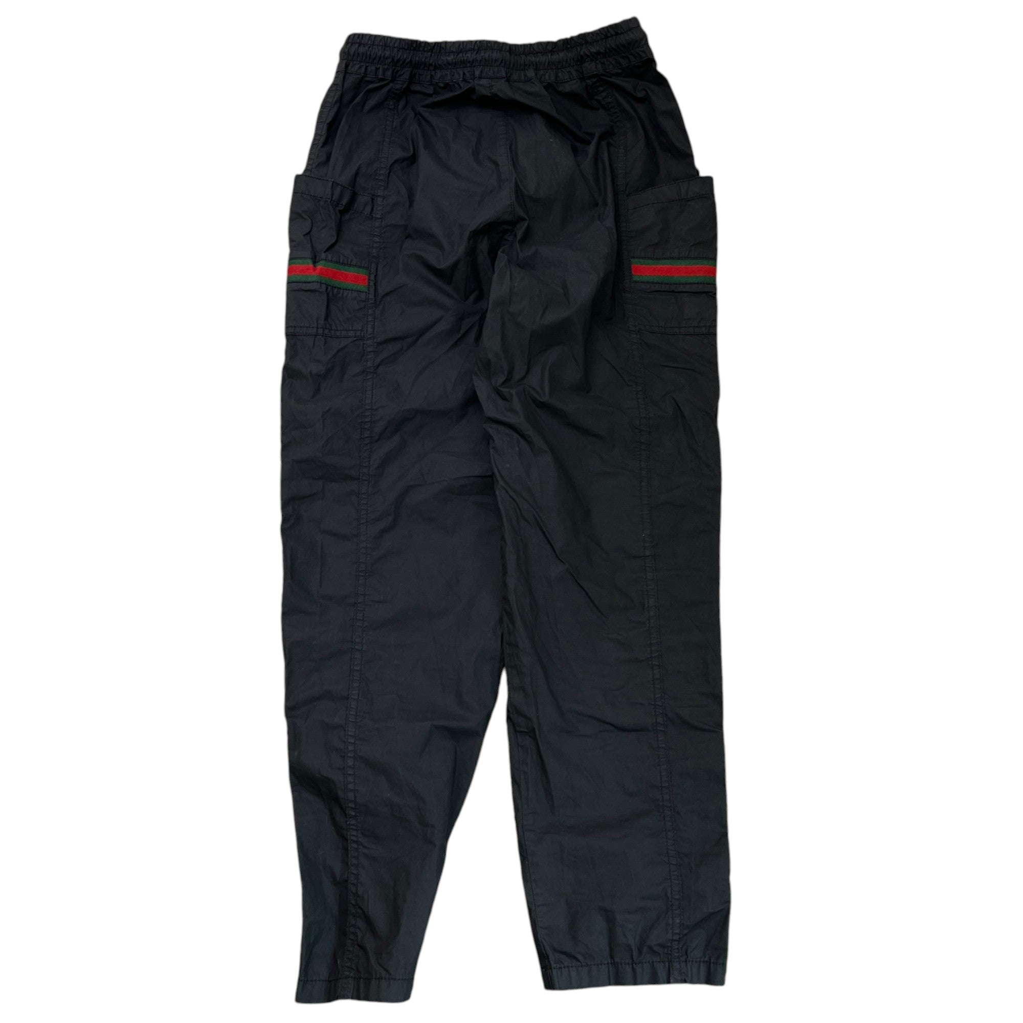 Men's Gg Web Trousers Black Size IT 46 / UK 30