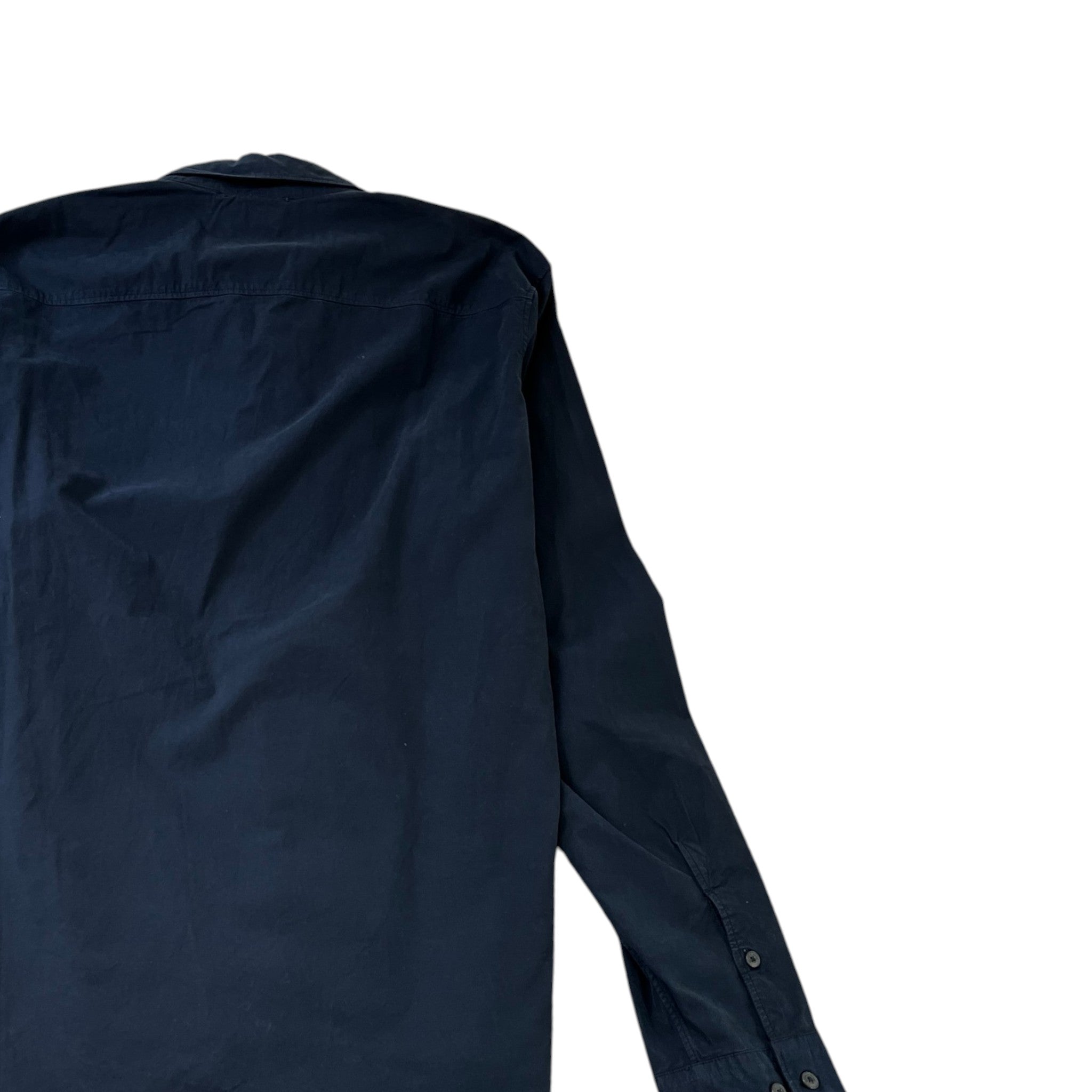 Men's Gabardine OverShirt Navy Size XXL