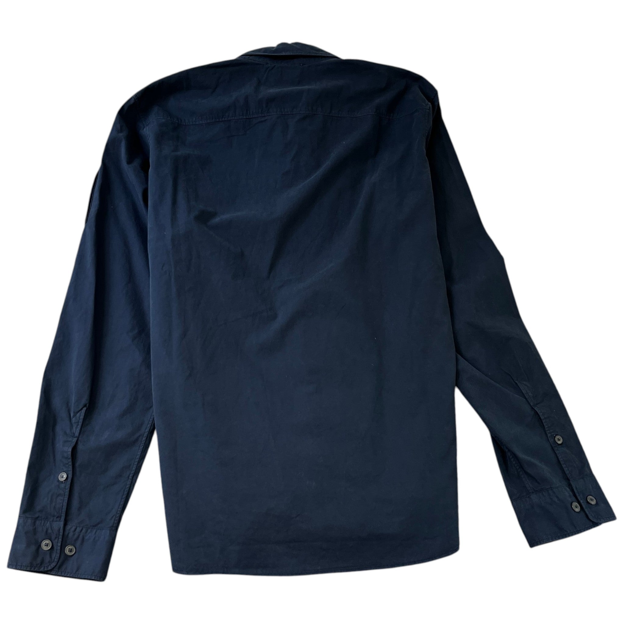 Men's Gabardine OverShirt Navy Size XXL
