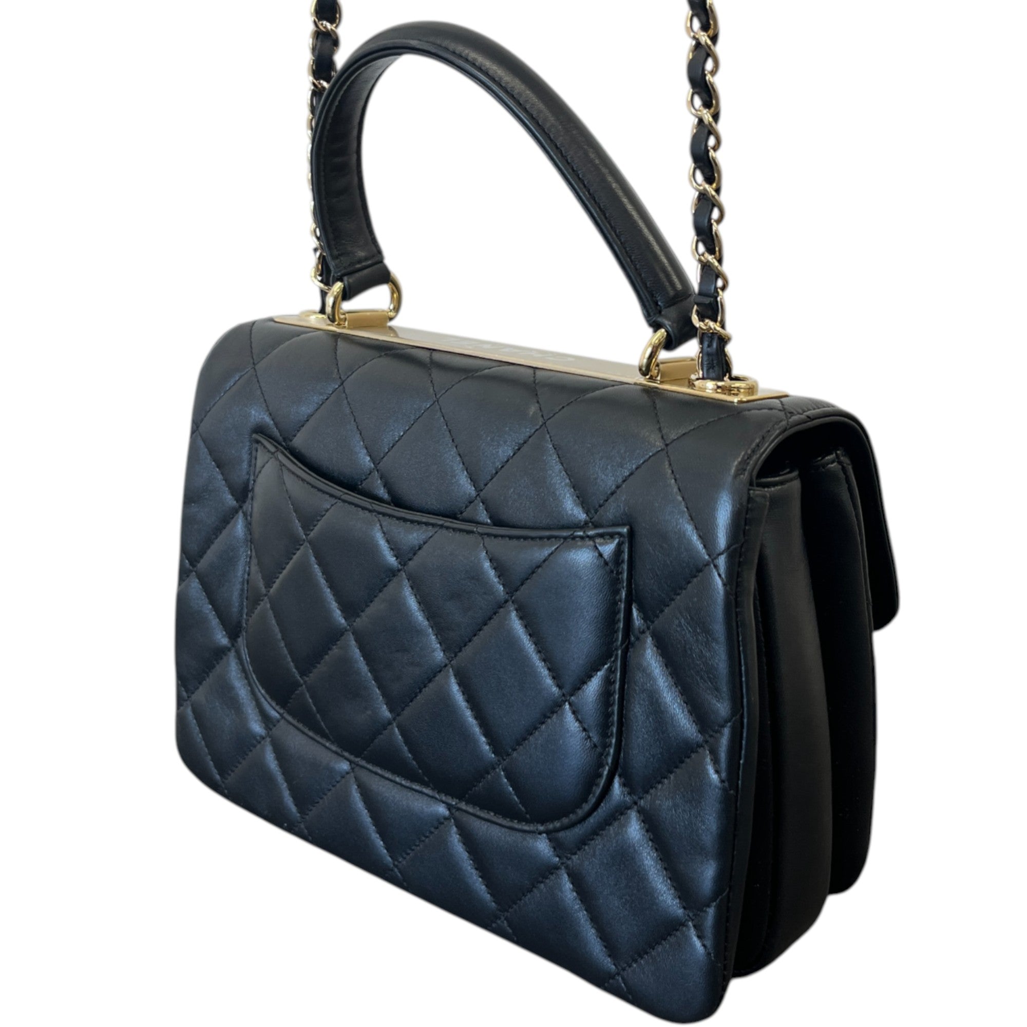 Women's Trendy Cc Top Handle Bag Black