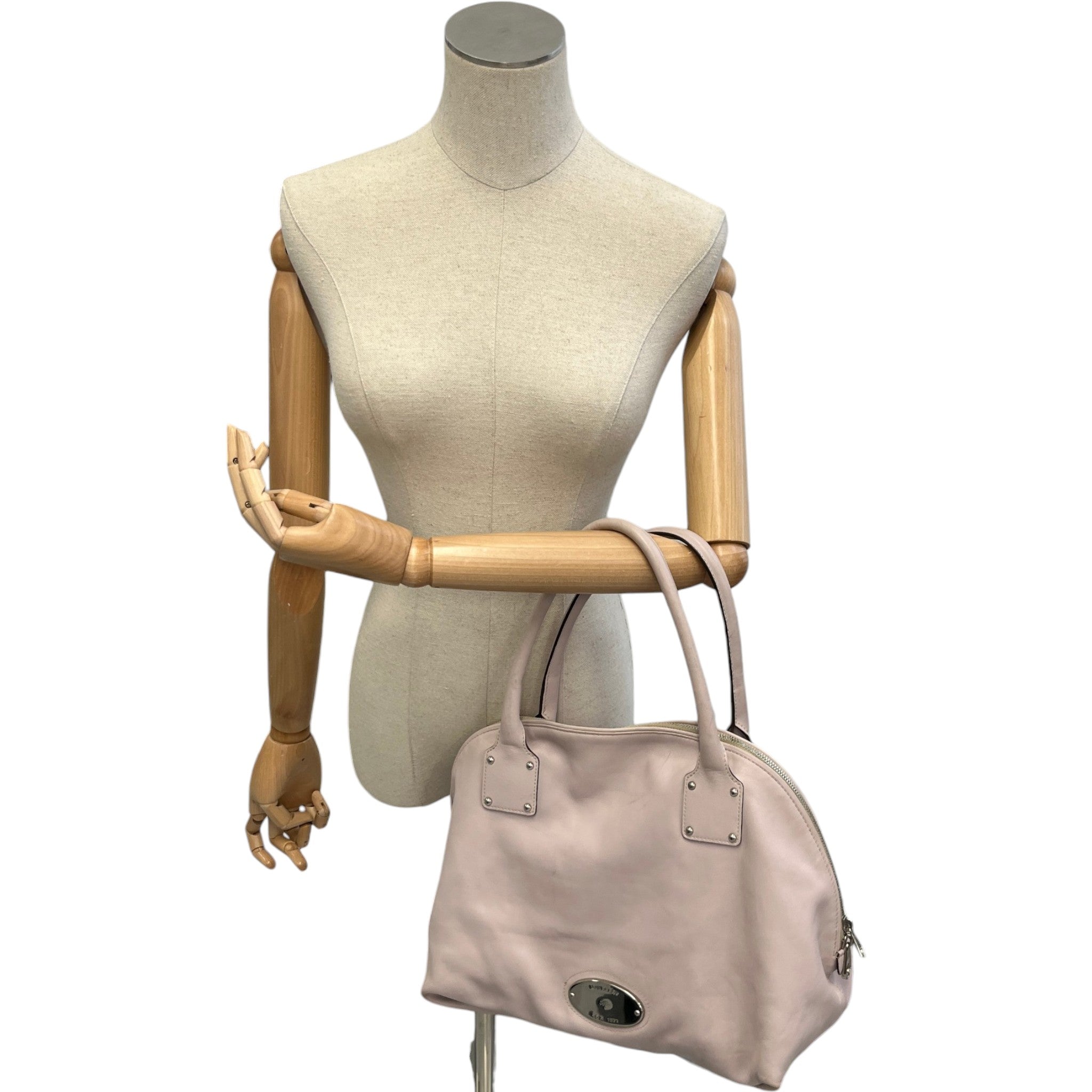 Women's Taupe Bag Pink