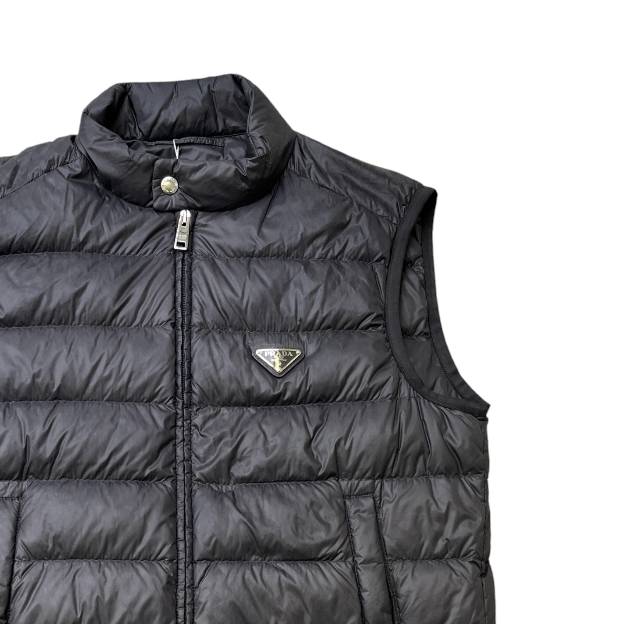 Men's Plaque Logo Gilet Grey Size IT 46 / S